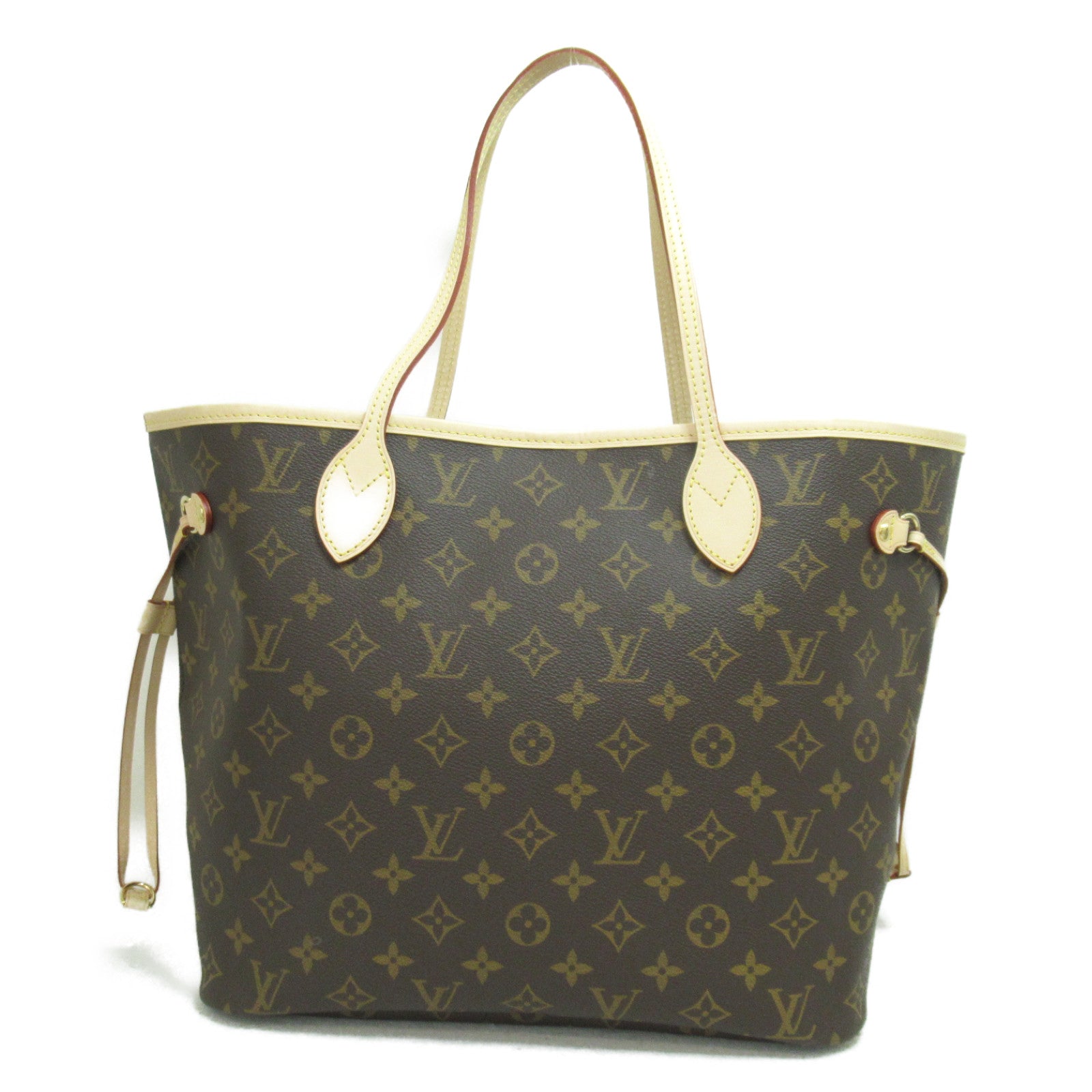 LOUIS VUITTON Monogram Neverfull MM手挽袋/肩背袋啡色