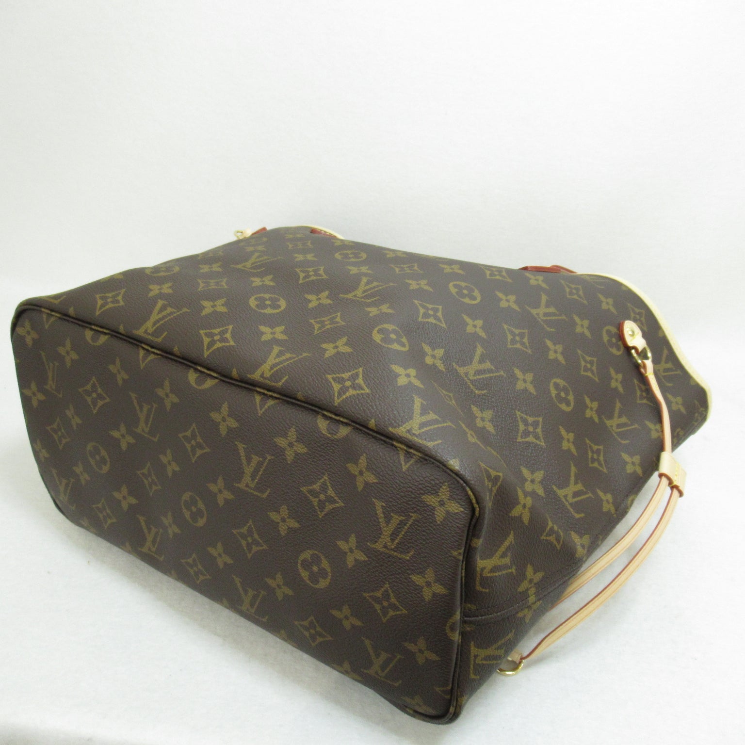 LOUIS VUITTON Monogram Neverfull MM手挽袋/肩背袋啡色