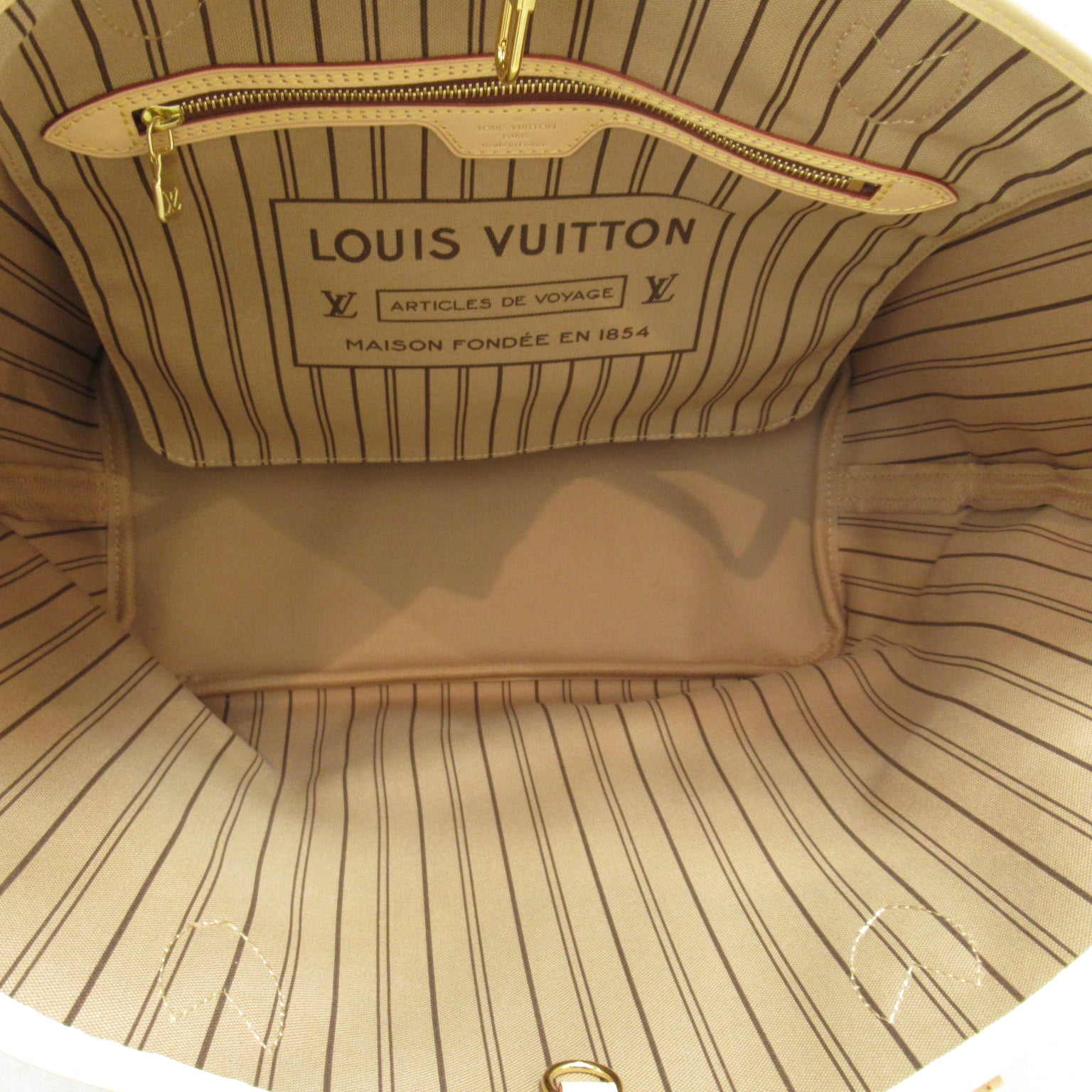 LOUIS VUITTON Monogram Neverfull MM手挽袋/肩背袋啡色