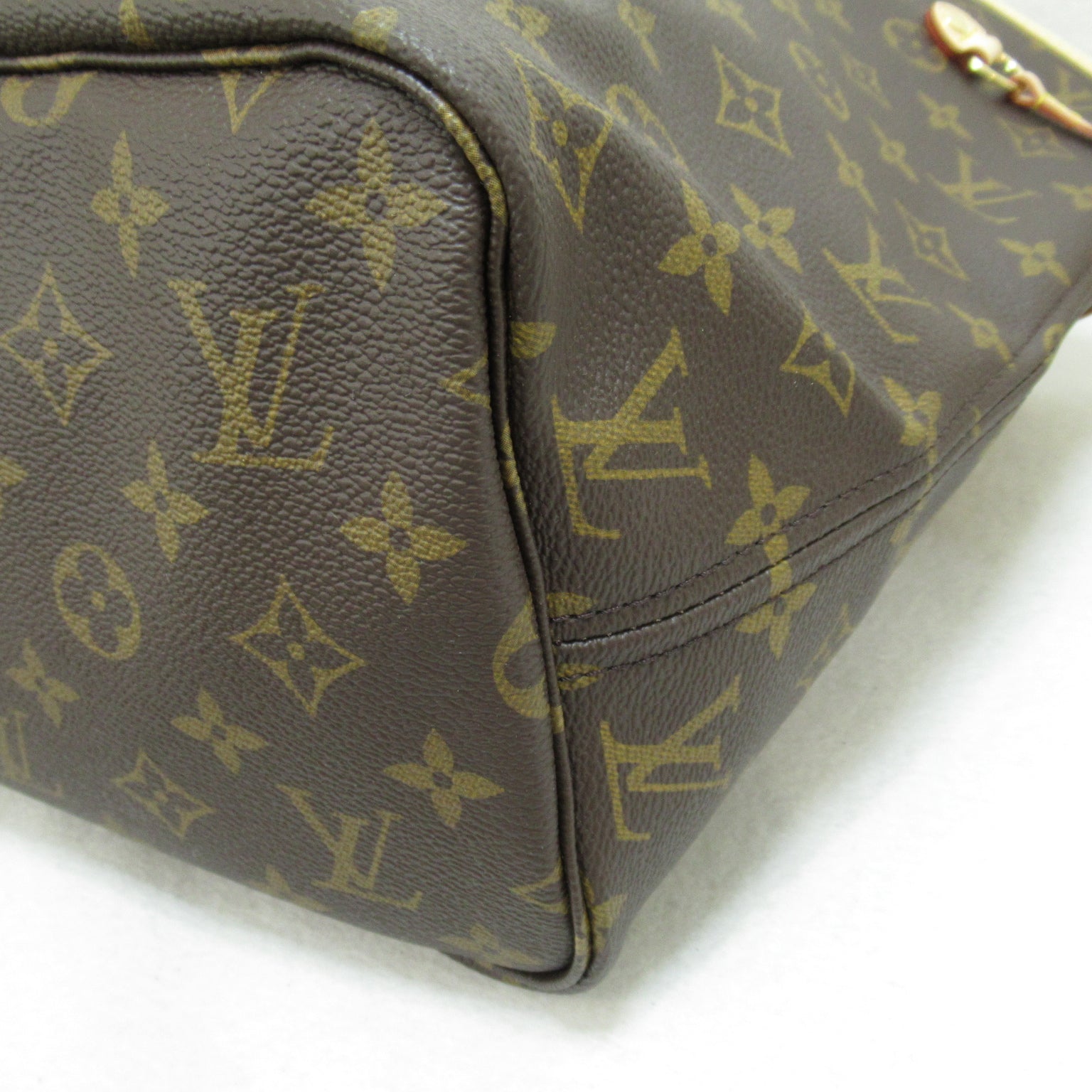 LOUIS VUITTON Monogram Neverfull MM手挽袋/肩背袋啡色