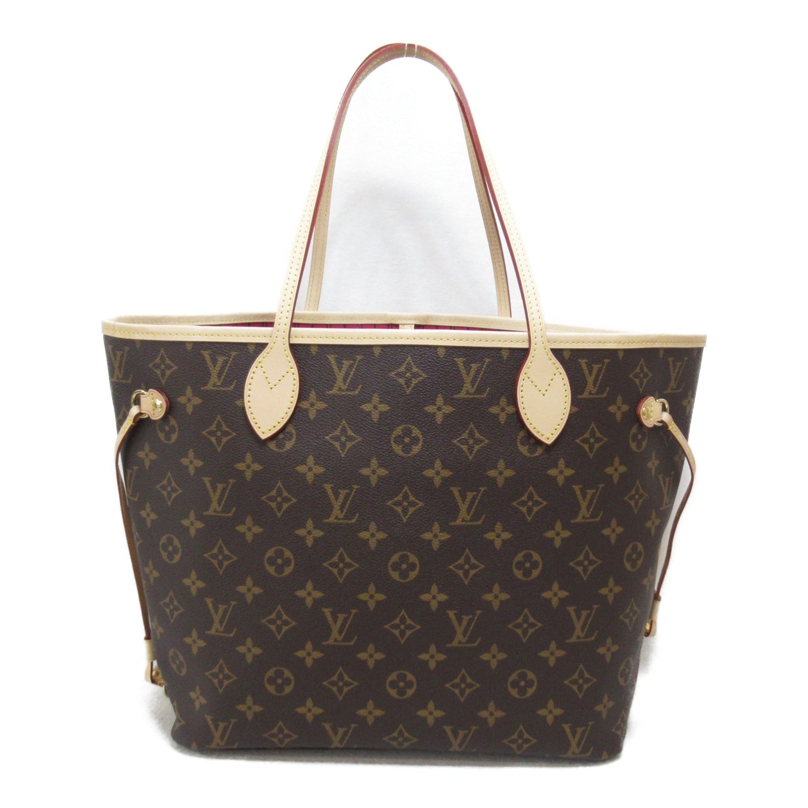 LOUIS VUITTON Monogram Neverfull MM手挽袋/肩背袋啡色