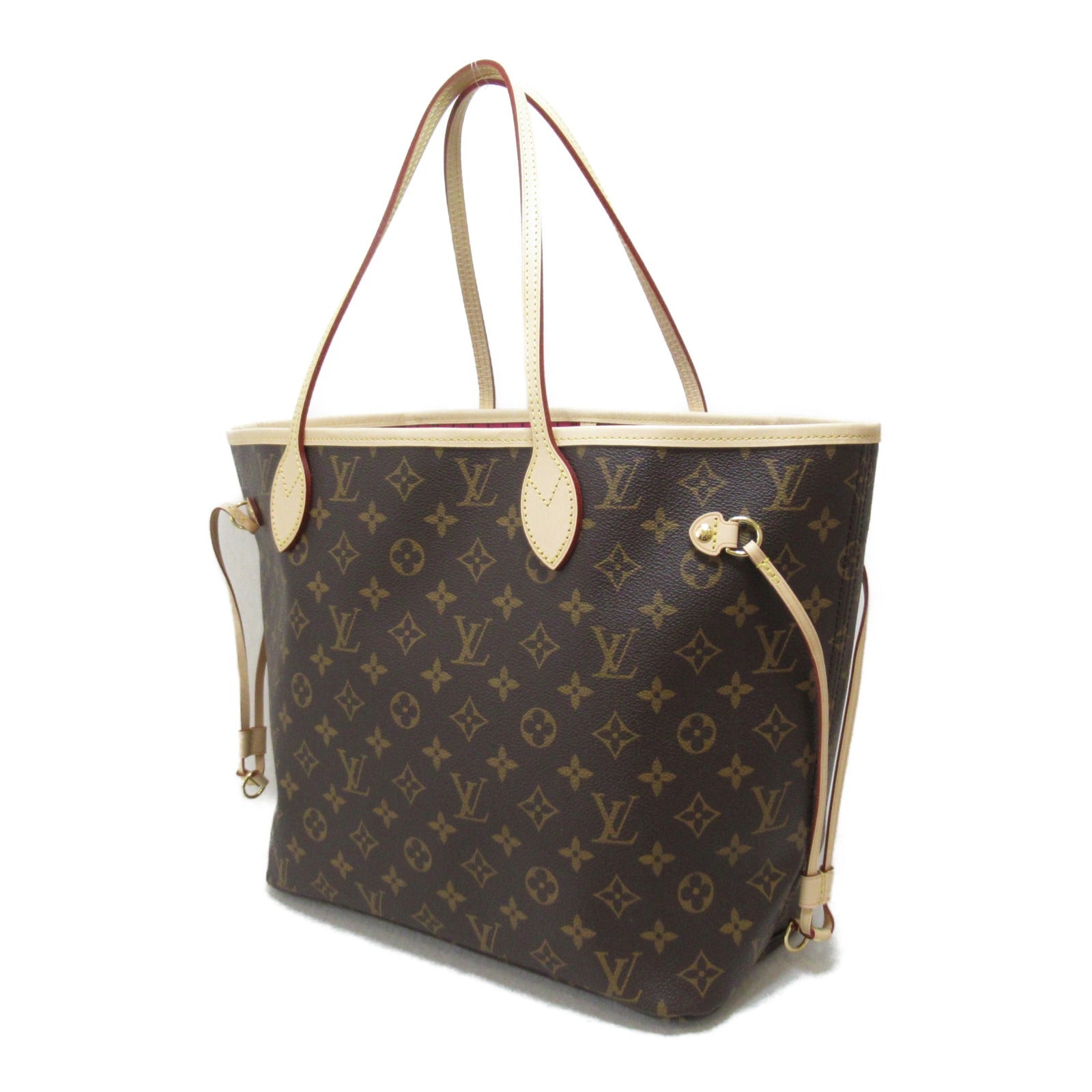 LOUIS VUITTON Monogram Neverfull MM手挽袋/肩背袋啡色
