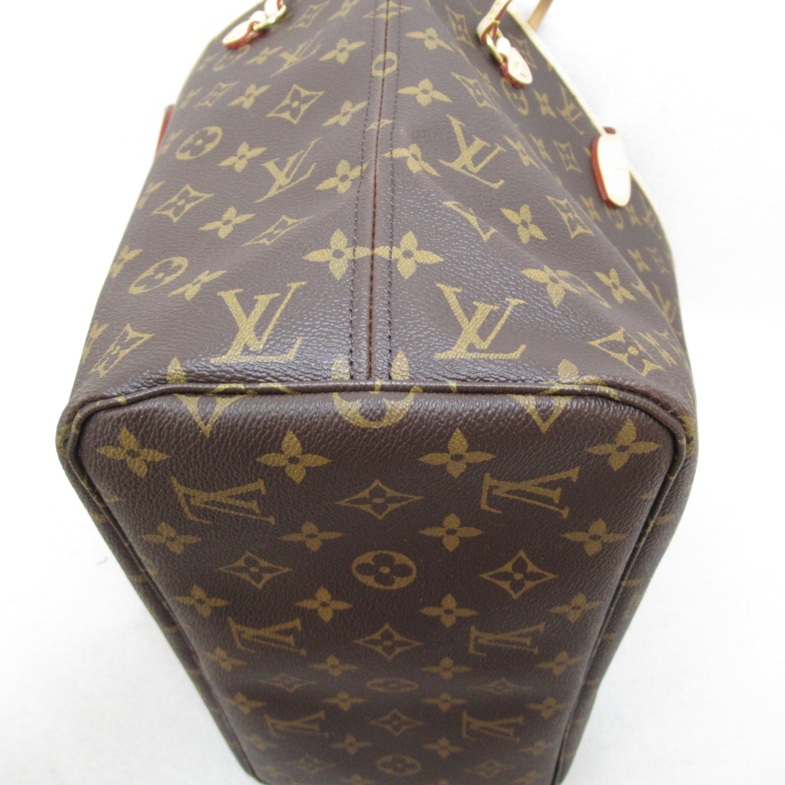 LOUIS VUITTON Monogram Neverfull MM手挽袋/肩背袋啡色