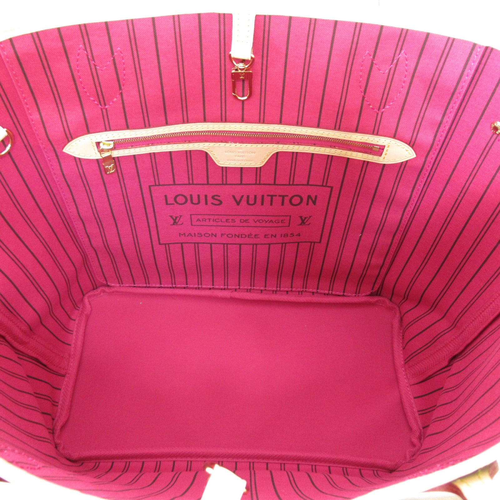 LOUIS VUITTON Monogram Neverfull MM手挽袋/肩背袋啡色