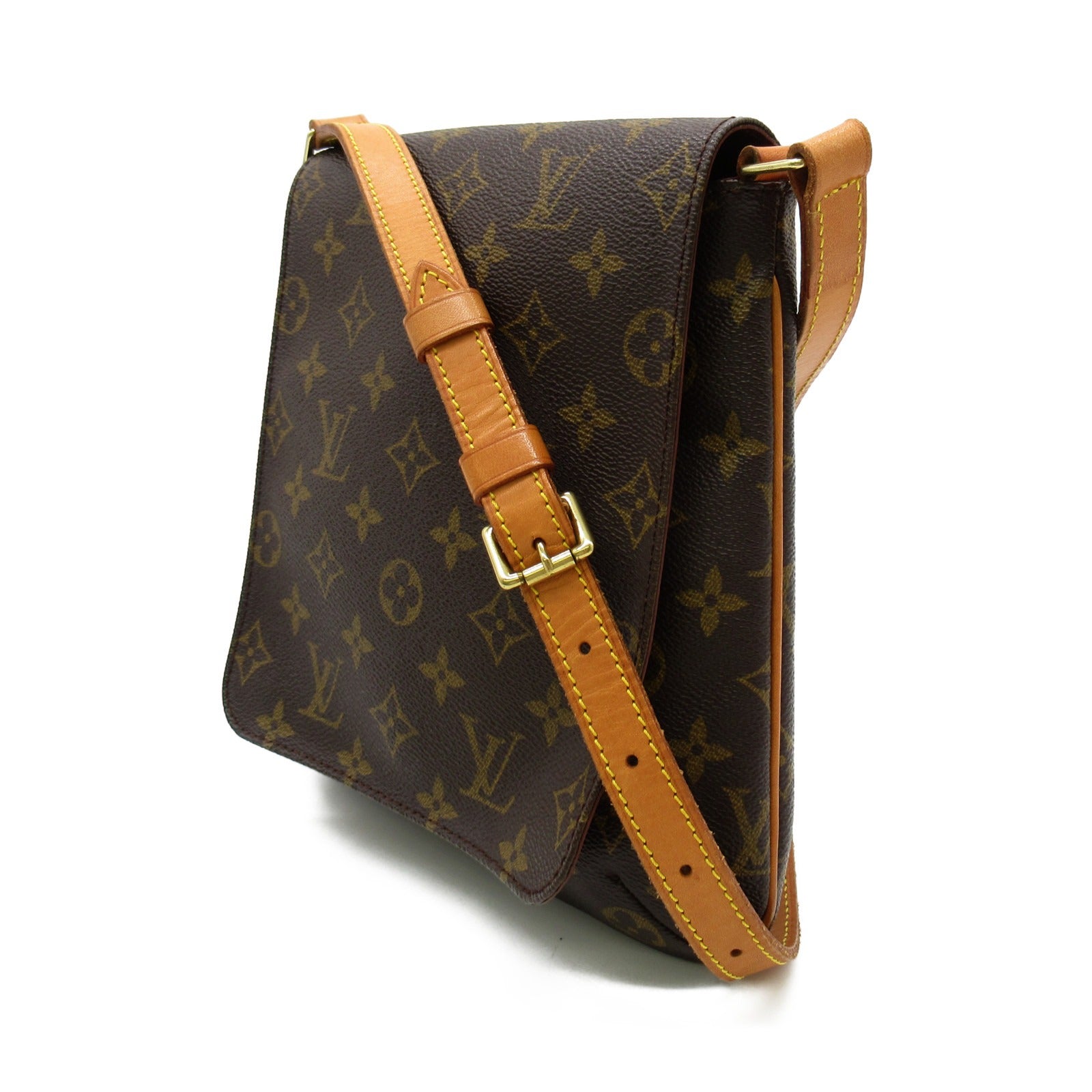 LOUIS VUITTON Monogram Musette Salsa Short肩背袋啡色