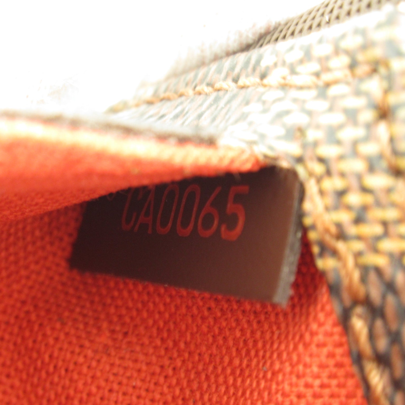 LOUIS VUITTON 【激減優惠】Damier Ebene Geronimos金扣腰包啡色