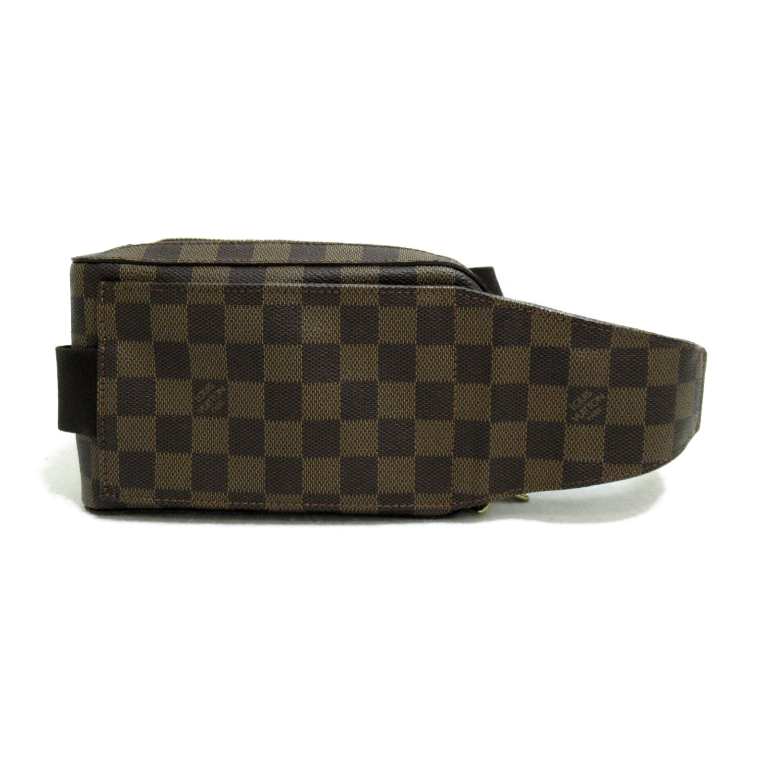 LOUIS VUITTON 【激減優惠】Damier Ebene Geronimos金扣腰包啡色
