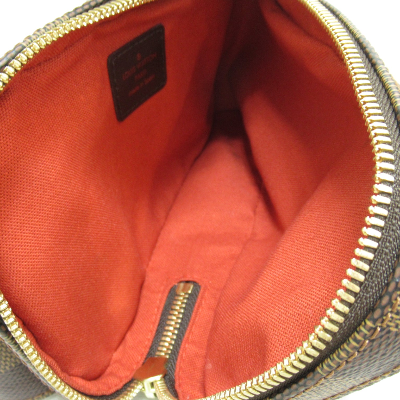 LOUIS VUITTON 【激減優惠】Damier Ebene Geronimos金扣腰包啡色