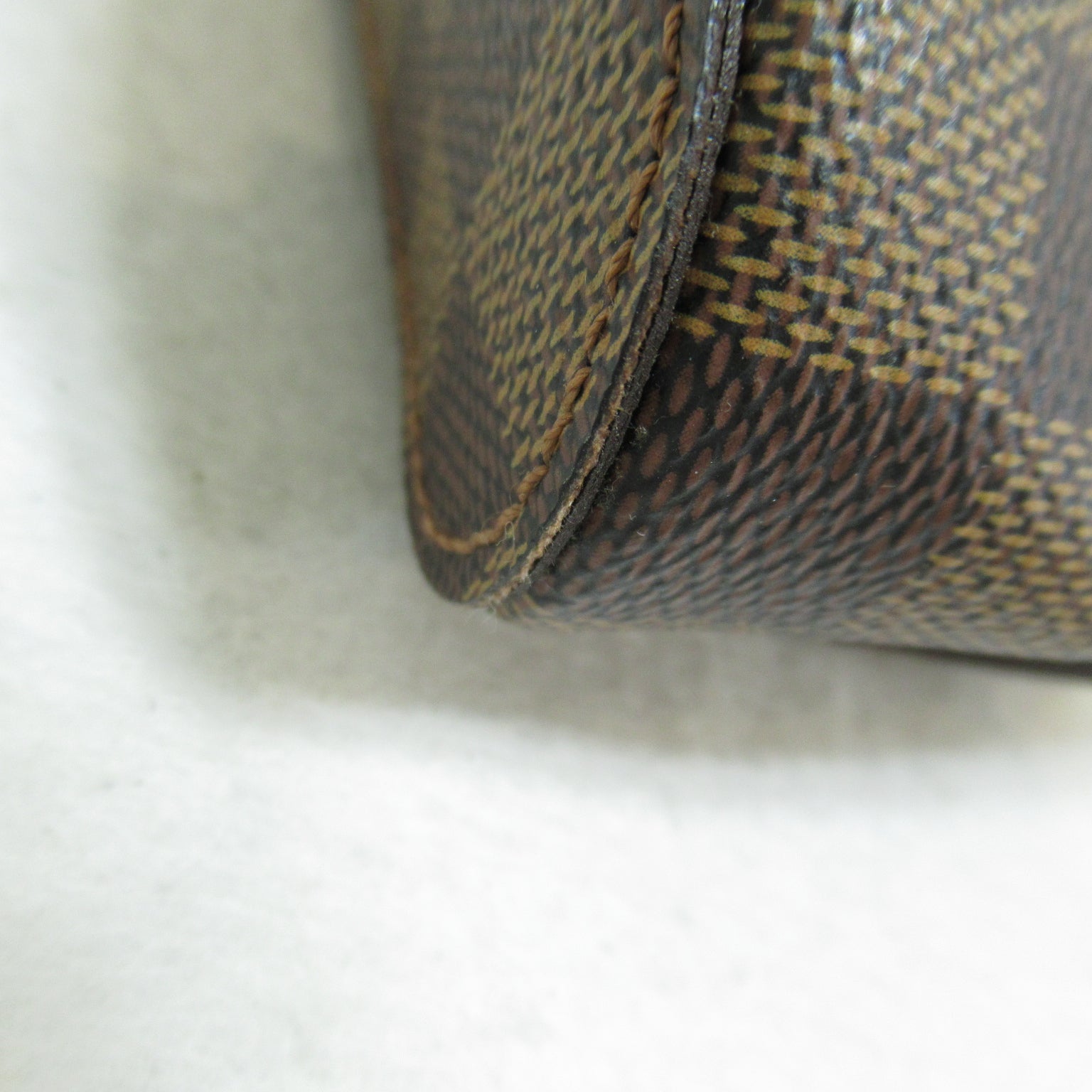 LOUIS VUITTON 【激減優惠】Damier Ebene Geronimos金扣腰包啡色