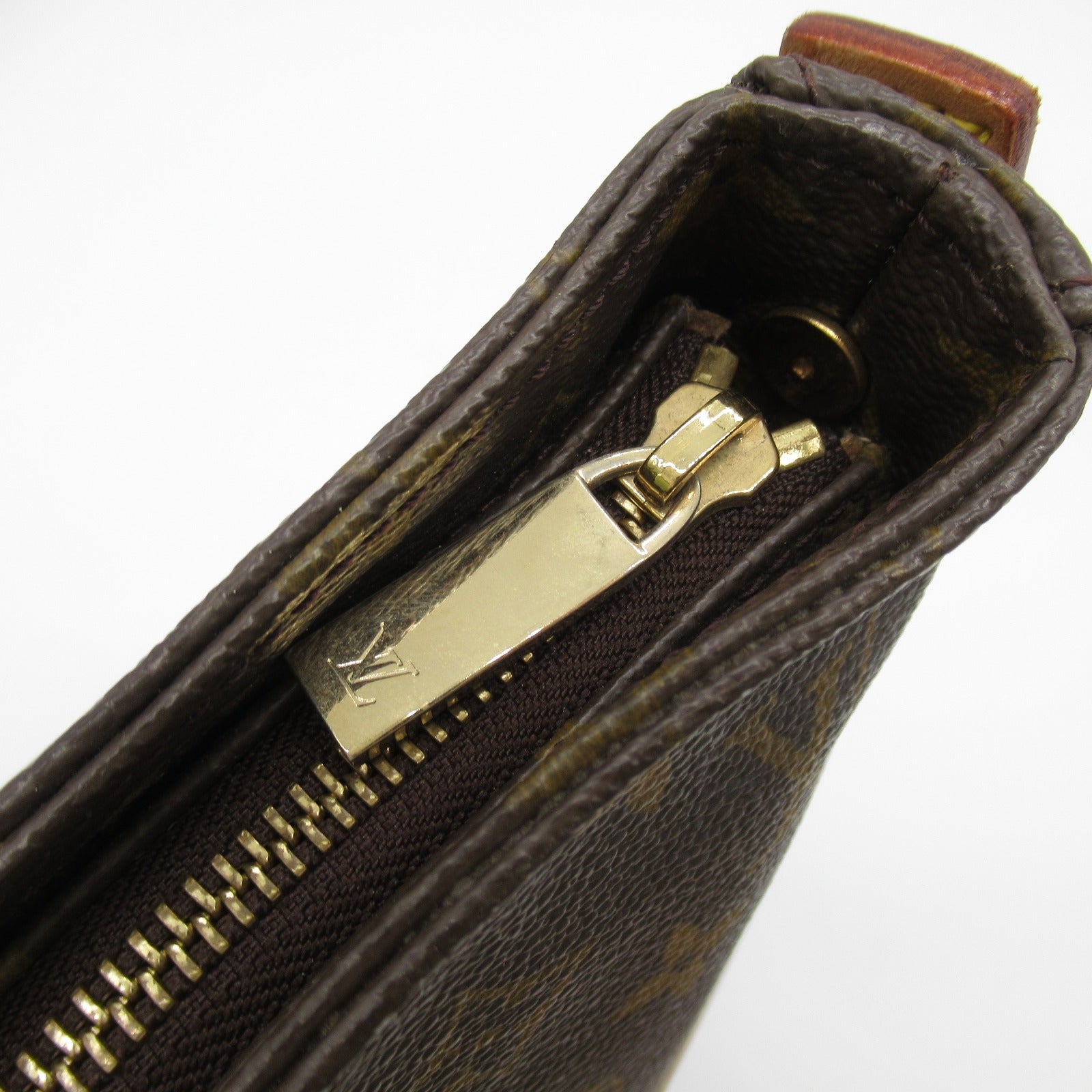 LOUIS VUITTON Monogram Looping GM肩背袋啡色
