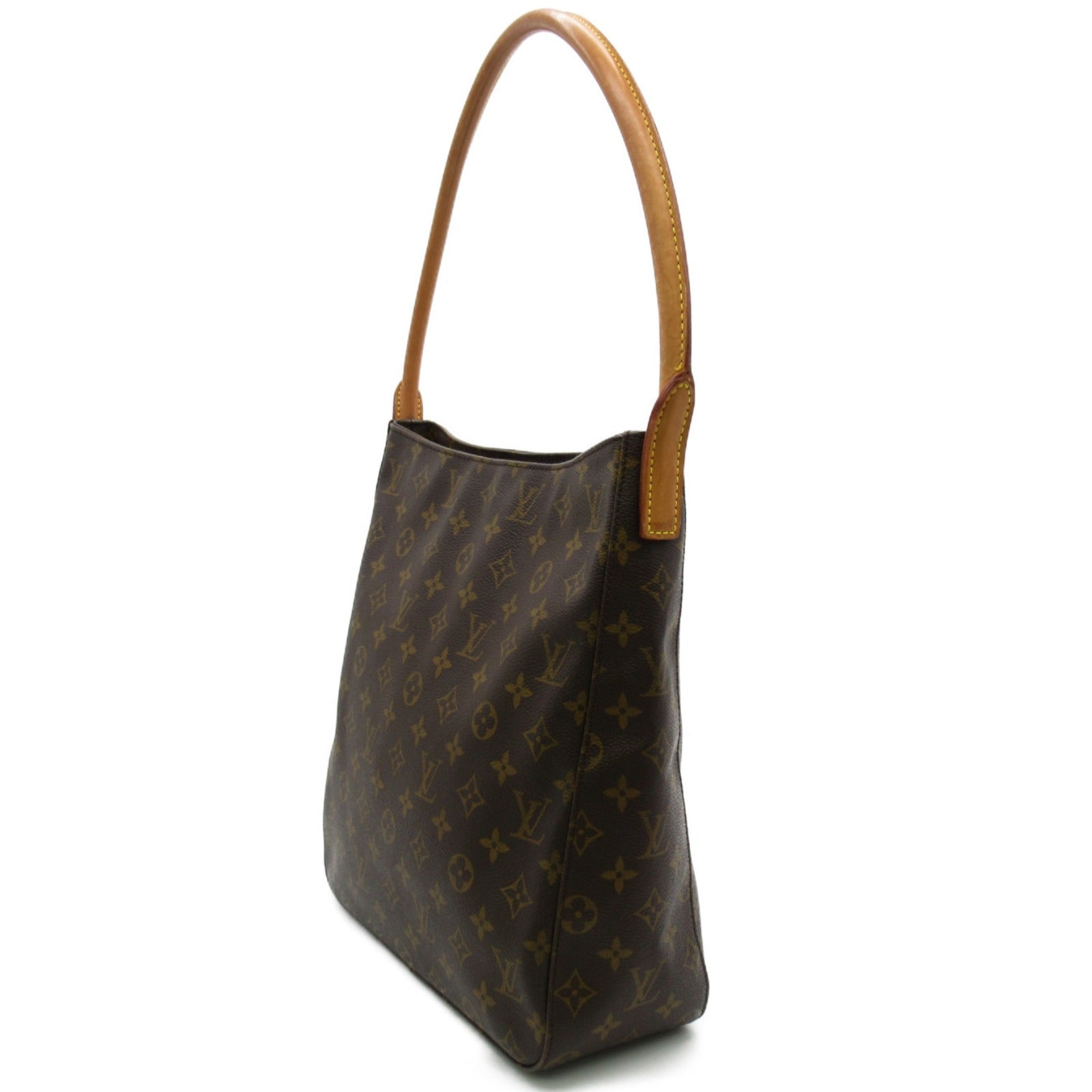 LOUIS VUITTON Monogram Looping GM肩背袋啡色