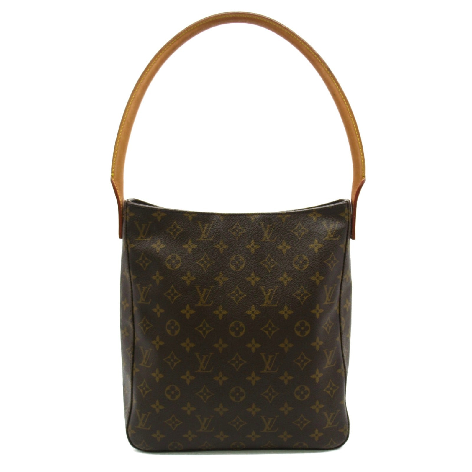 LOUIS VUITTON Monogram Looping GM肩背袋啡色