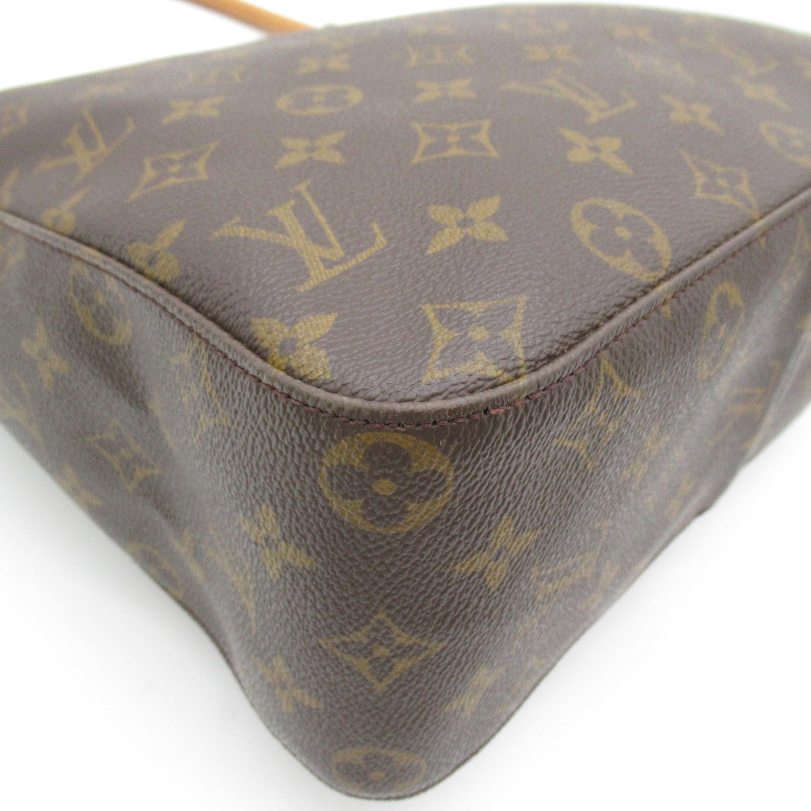 LOUIS VUITTON Monogram Looping GM肩背袋啡色