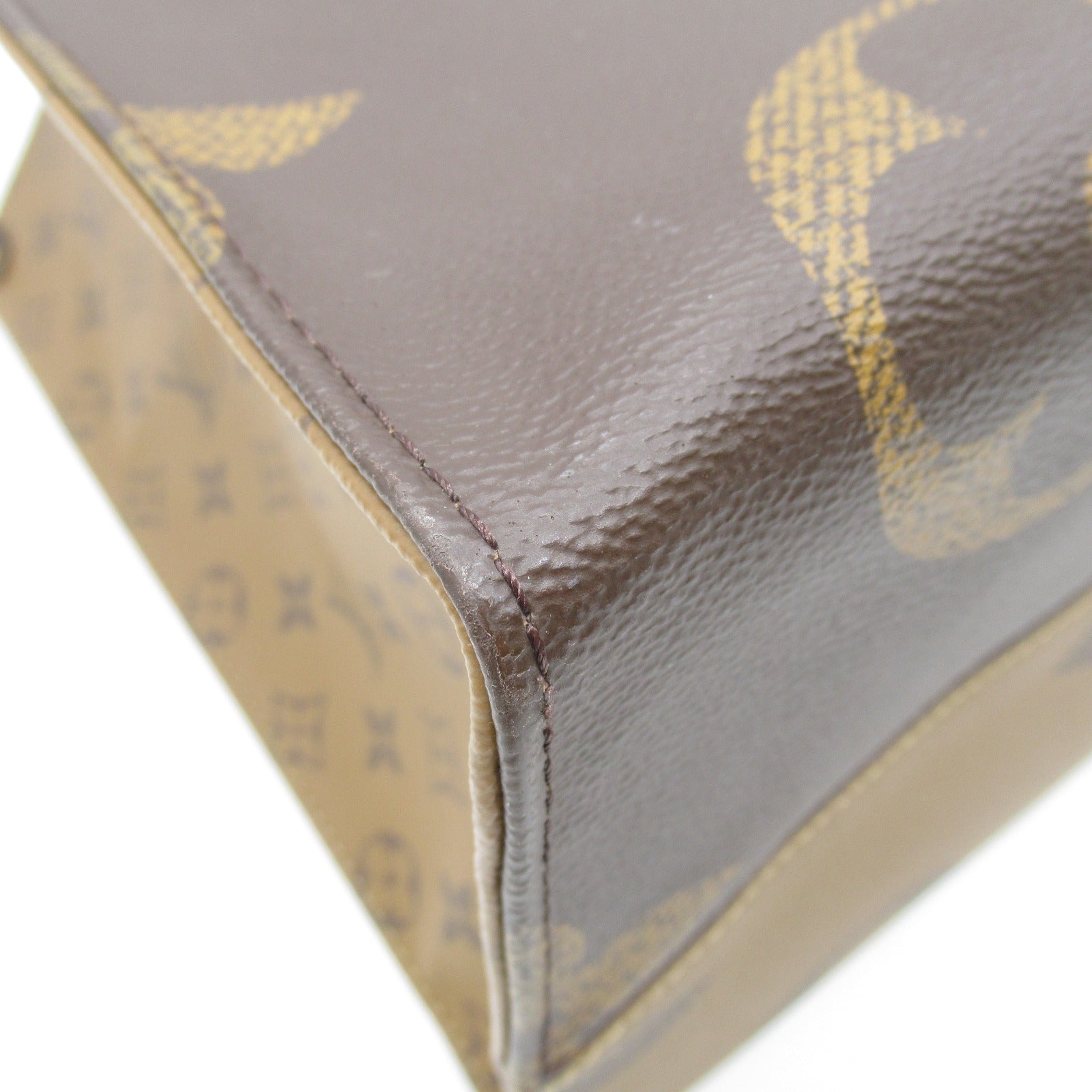 LOUIS VUITTON 【激減優惠】Monogram Giant OnTheGo GM金扣手挽肩背兩用袋啡色