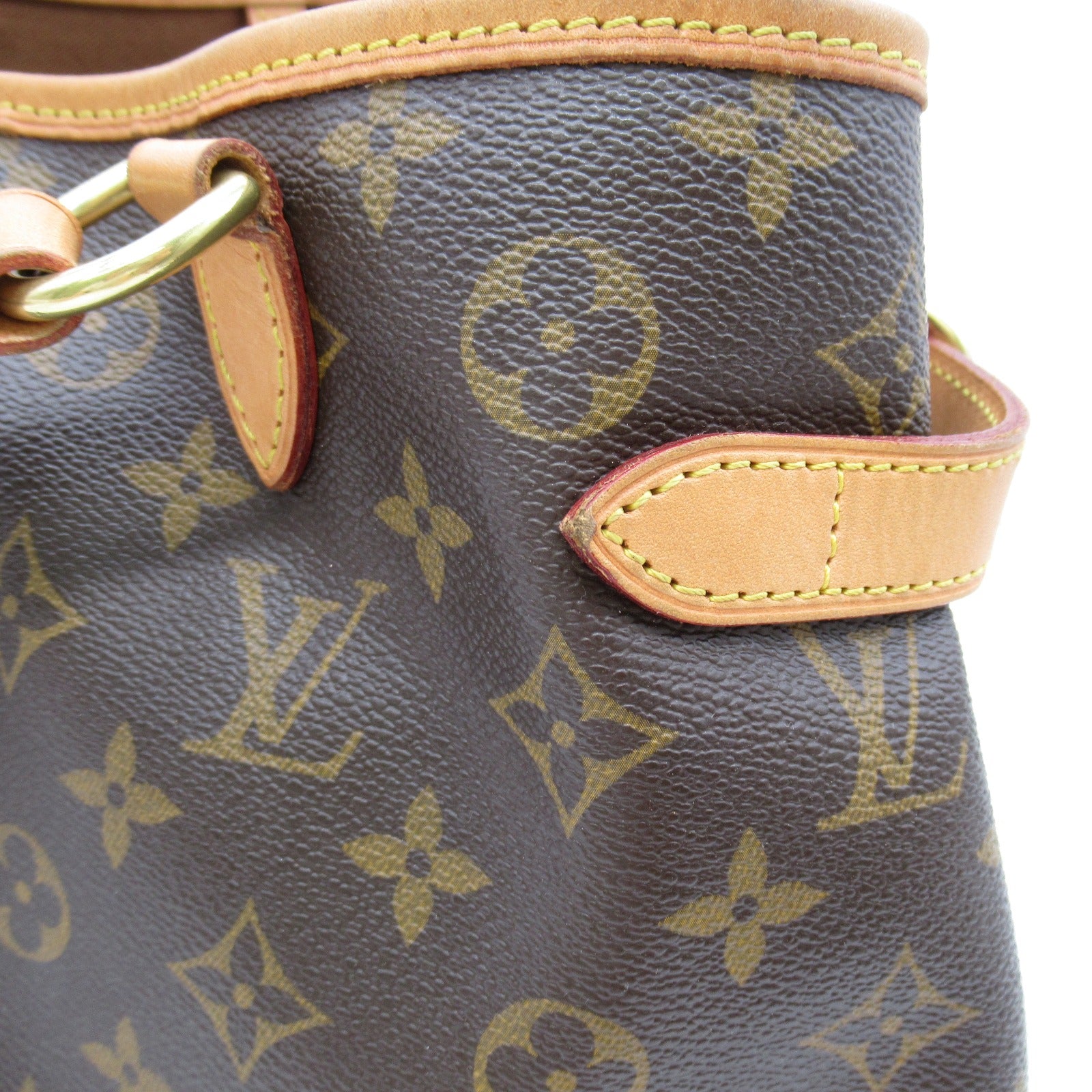 LOUIS VUITTON Monogram Batignolles Horizont金扣肩背袋啡色