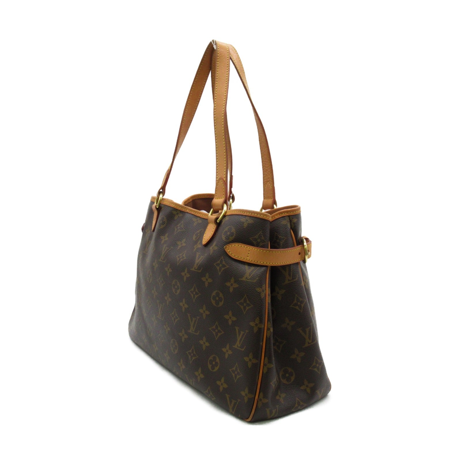 LOUIS VUITTON Monogram Batignolles Horizont金扣肩背袋啡色