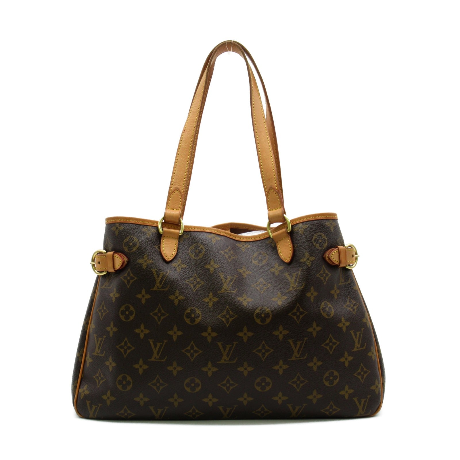 LOUIS VUITTON Monogram Batignolles Horizont金扣肩背袋啡色