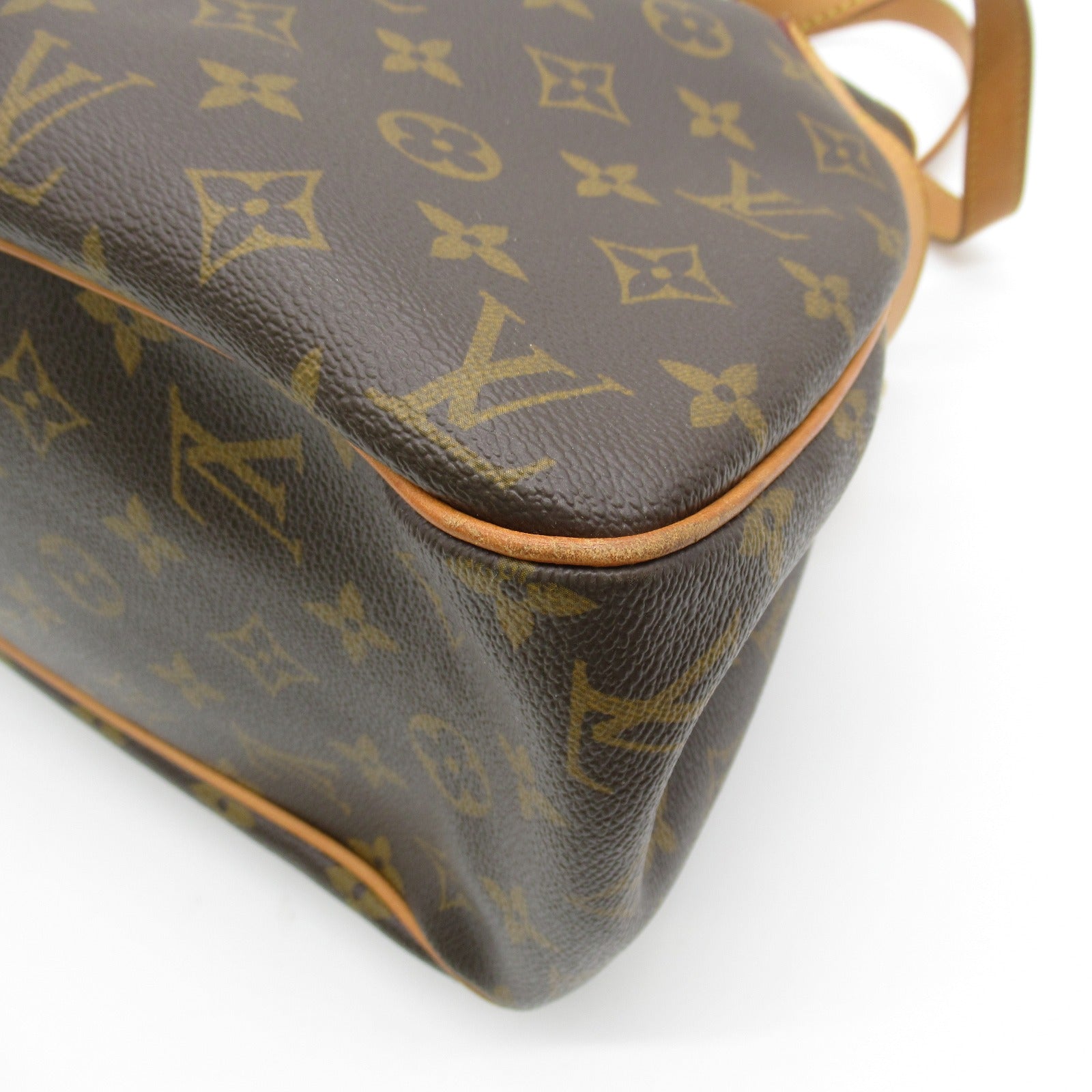 LOUIS VUITTON Monogram Batignolles Horizont金扣肩背袋啡色