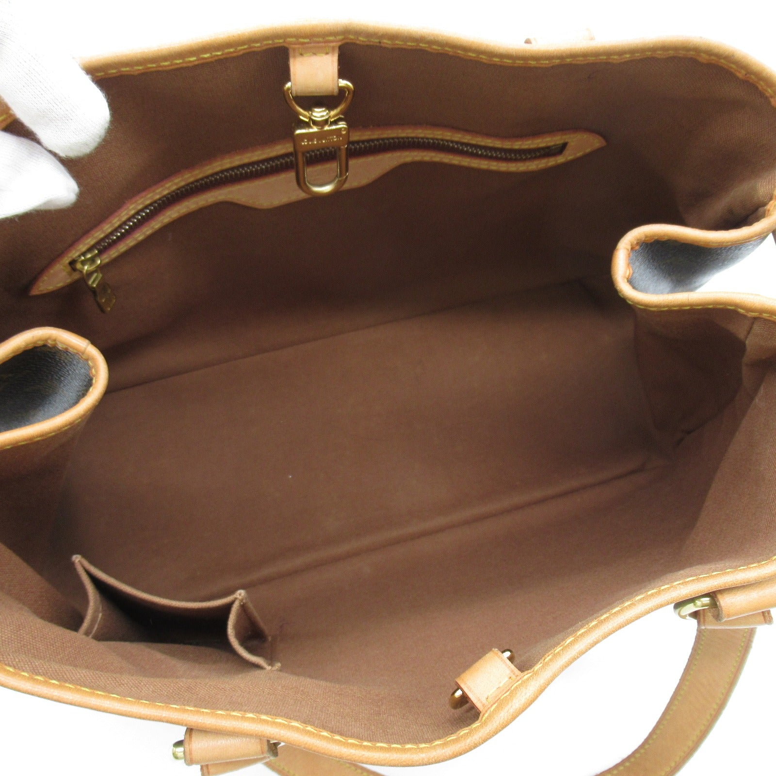 LOUIS VUITTON Monogram Batignolles Horizont金扣肩背袋啡色