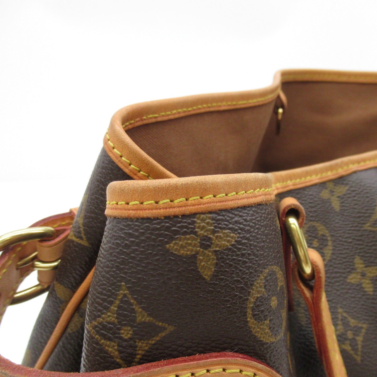 LOUIS VUITTON Monogram Batignolles Horizont金扣肩背袋啡色