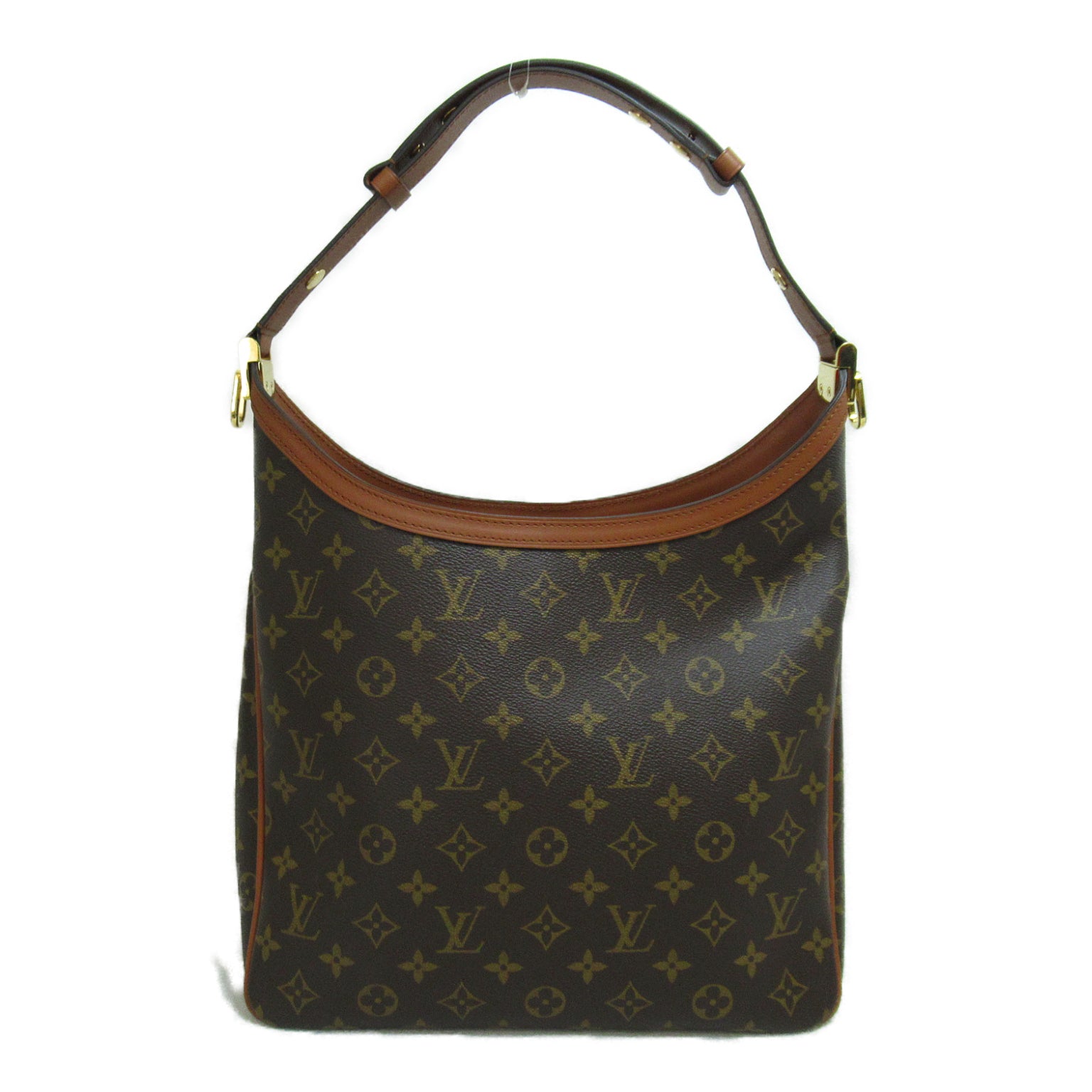 LOUIS VUITTON Monogram Reverse Hobo Dauphine MM金扣手挽肩背兩用袋啡色
