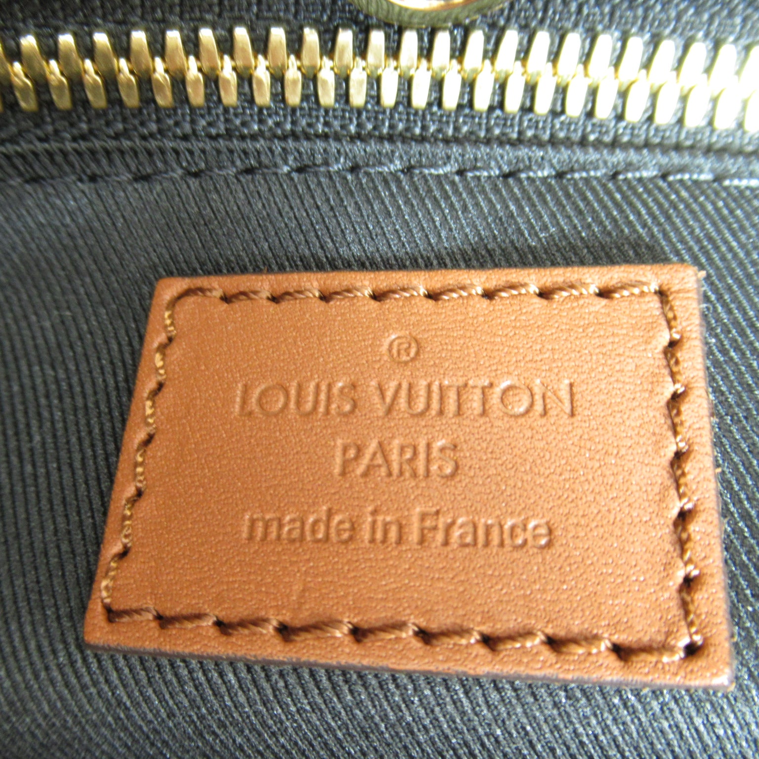 LOUIS VUITTON Monogram Reverse Hobo Dauphine MM金扣手挽肩背兩用袋啡色