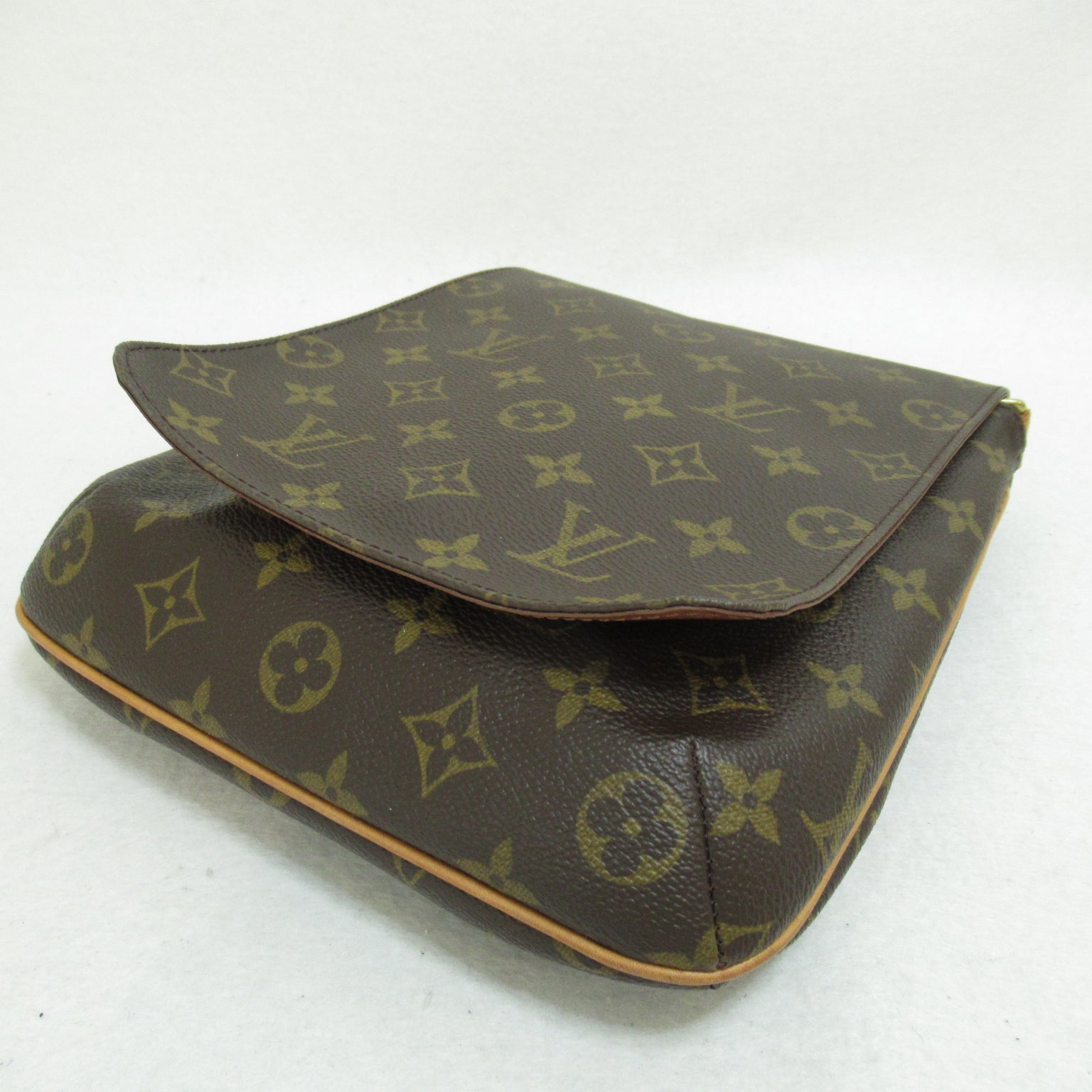 LOUIS VUITTON Monogram Musette Salsa short金扣肩背袋啡色