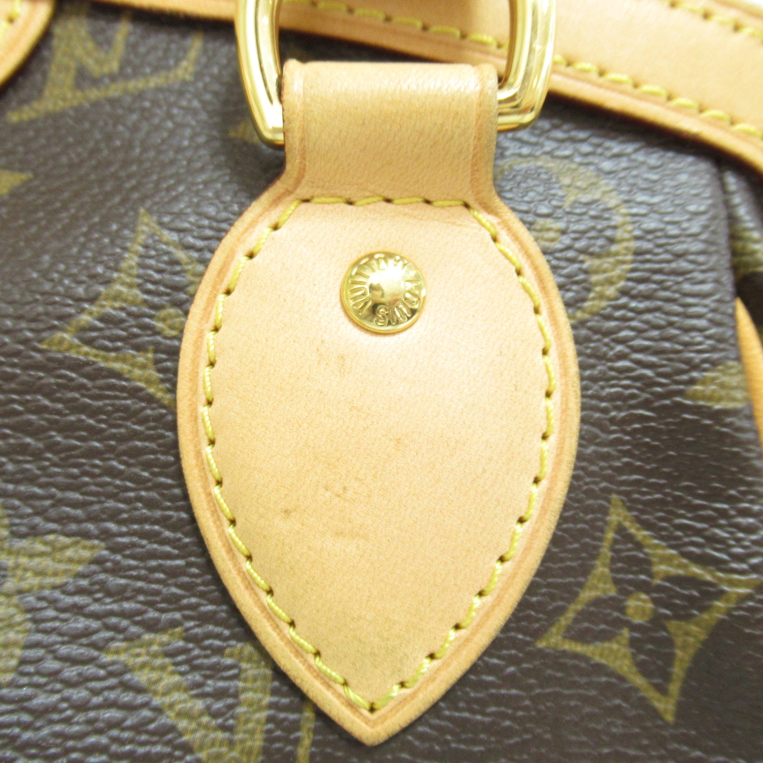 LOUIS VUITTON Monogram Tivoli PM金扣手挽肩背兩用袋啡色