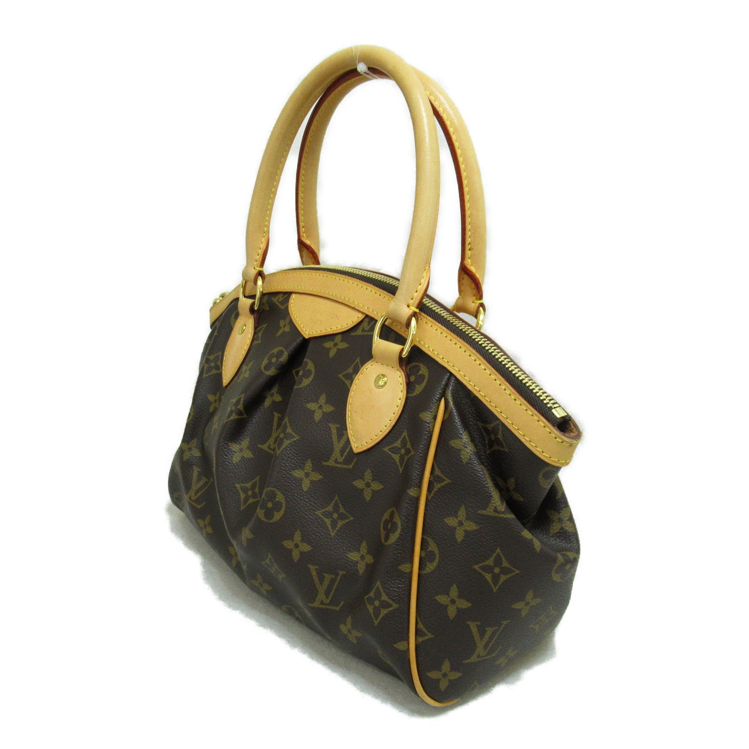 LOUIS VUITTON Monogram Tivoli PM金扣手挽肩背兩用袋啡色