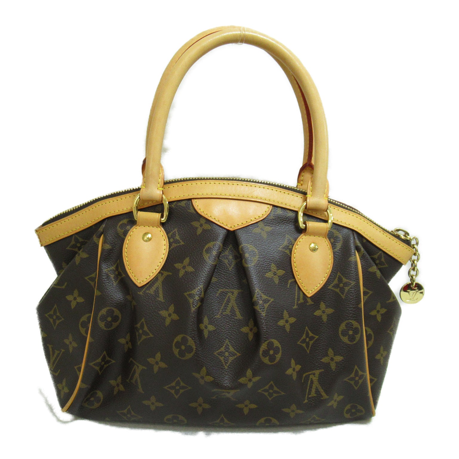 LOUIS VUITTON Monogram Tivoli PM金扣手挽肩背兩用袋啡色