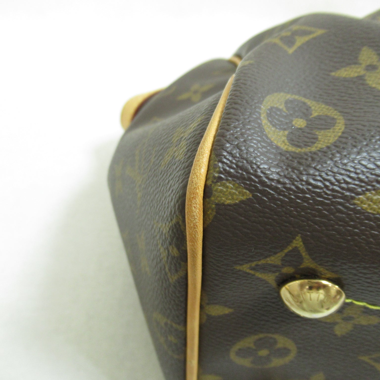 LOUIS VUITTON Monogram Tivoli PM金扣手挽肩背兩用袋啡色