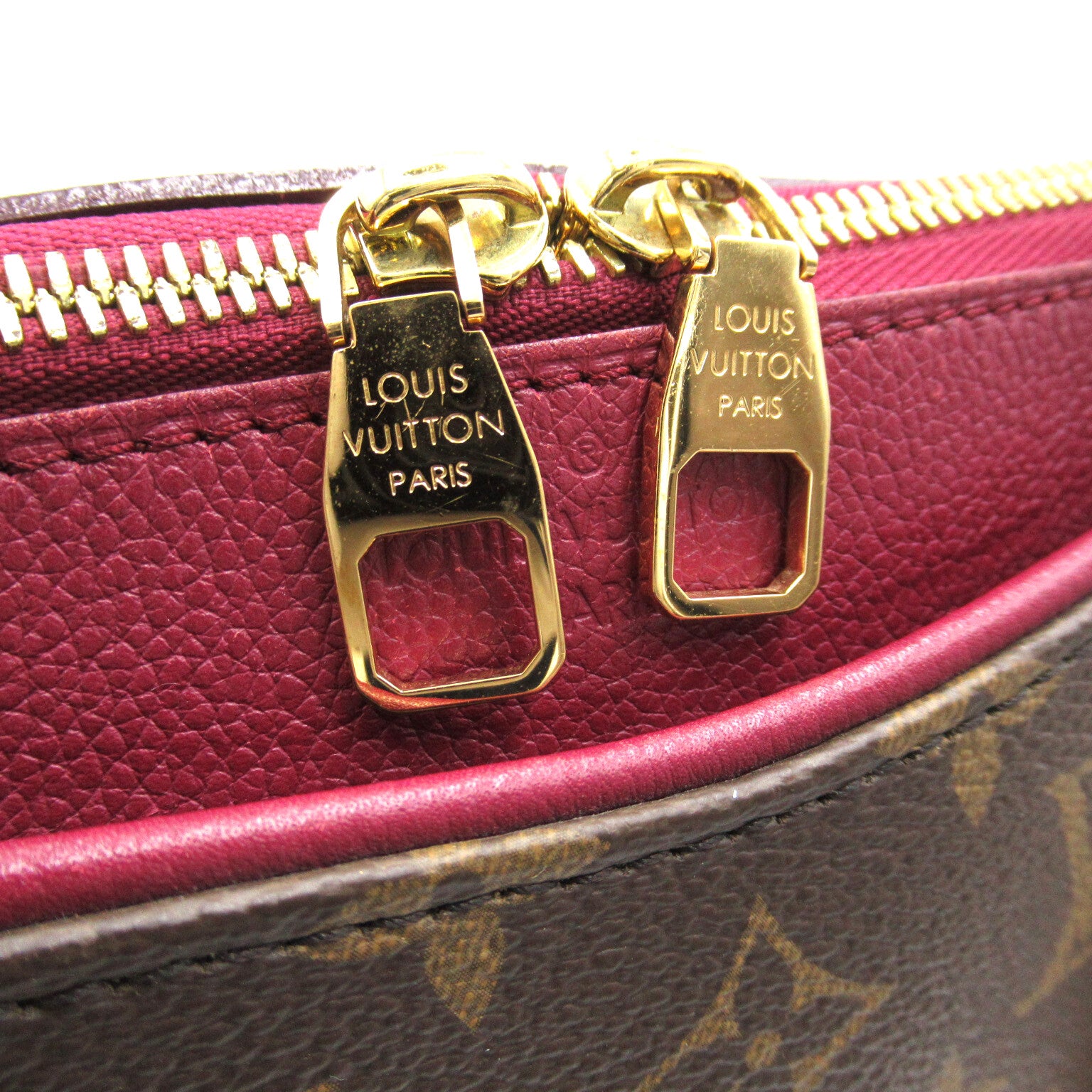 LOUIS VUITTON Monogram Pallas手挽肩背兩用袋啡色