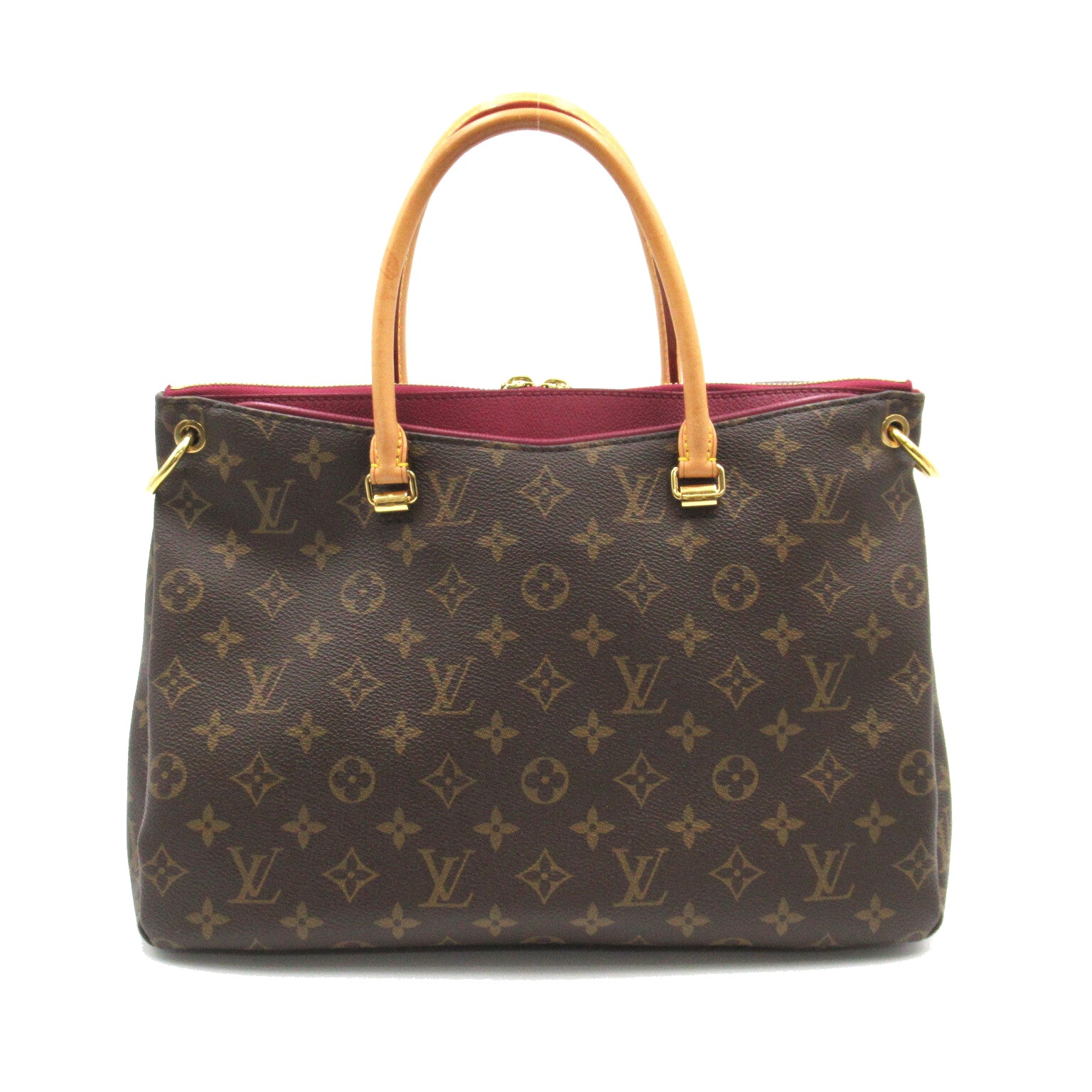 LOUIS VUITTON Monogram Pallas手挽肩背兩用袋啡色