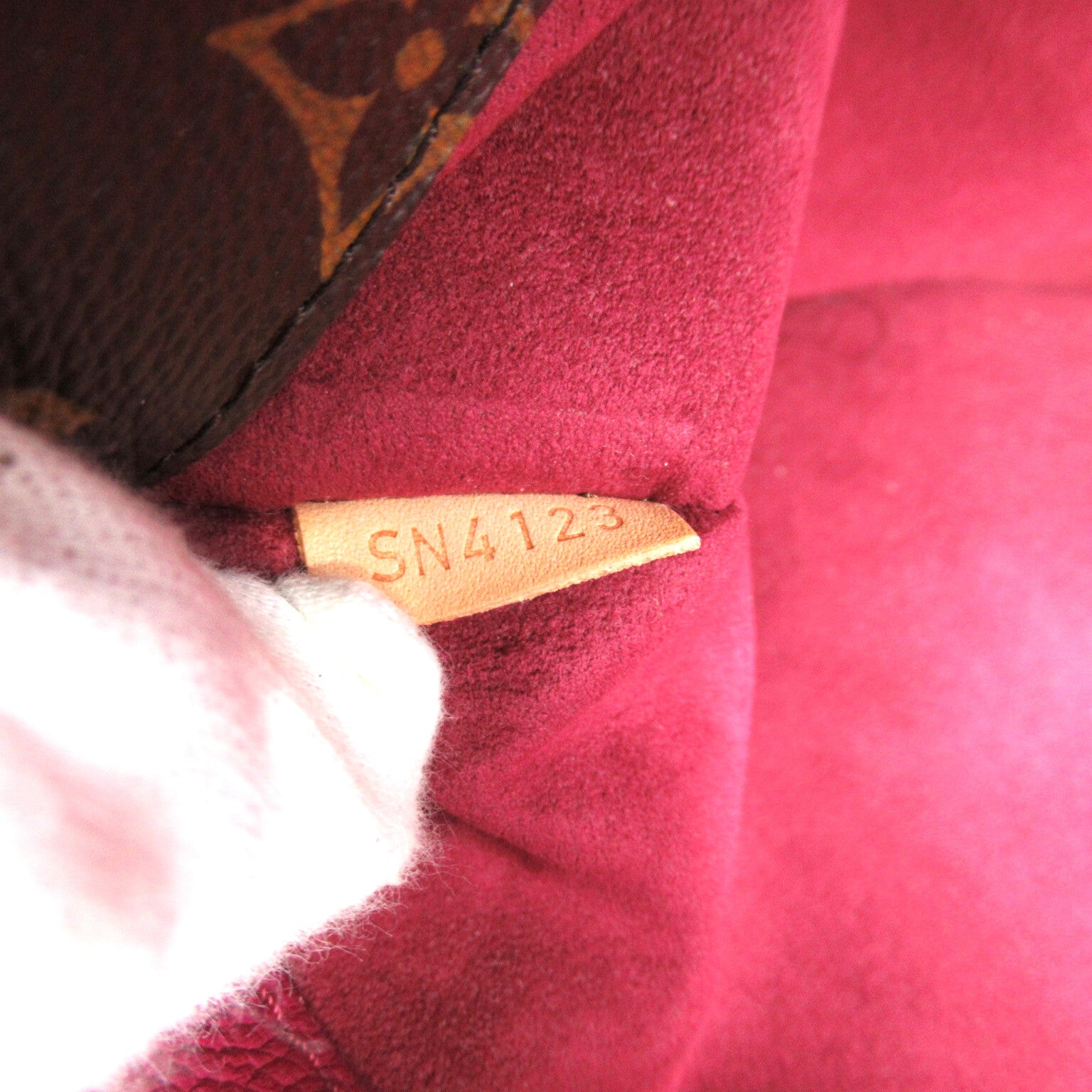 LOUIS VUITTON Monogram Pallas手挽肩背兩用袋啡色