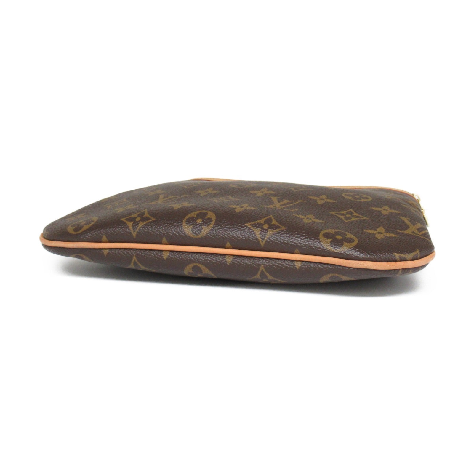 LOUIS VUITTON Monogram Pochette Bosphore金扣肩背袋啡色