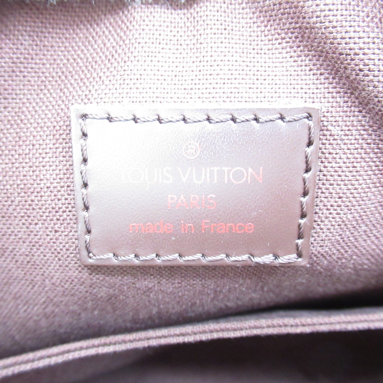 LOUIS VUITTON Damier Oraf PM金扣肩背袋啡色