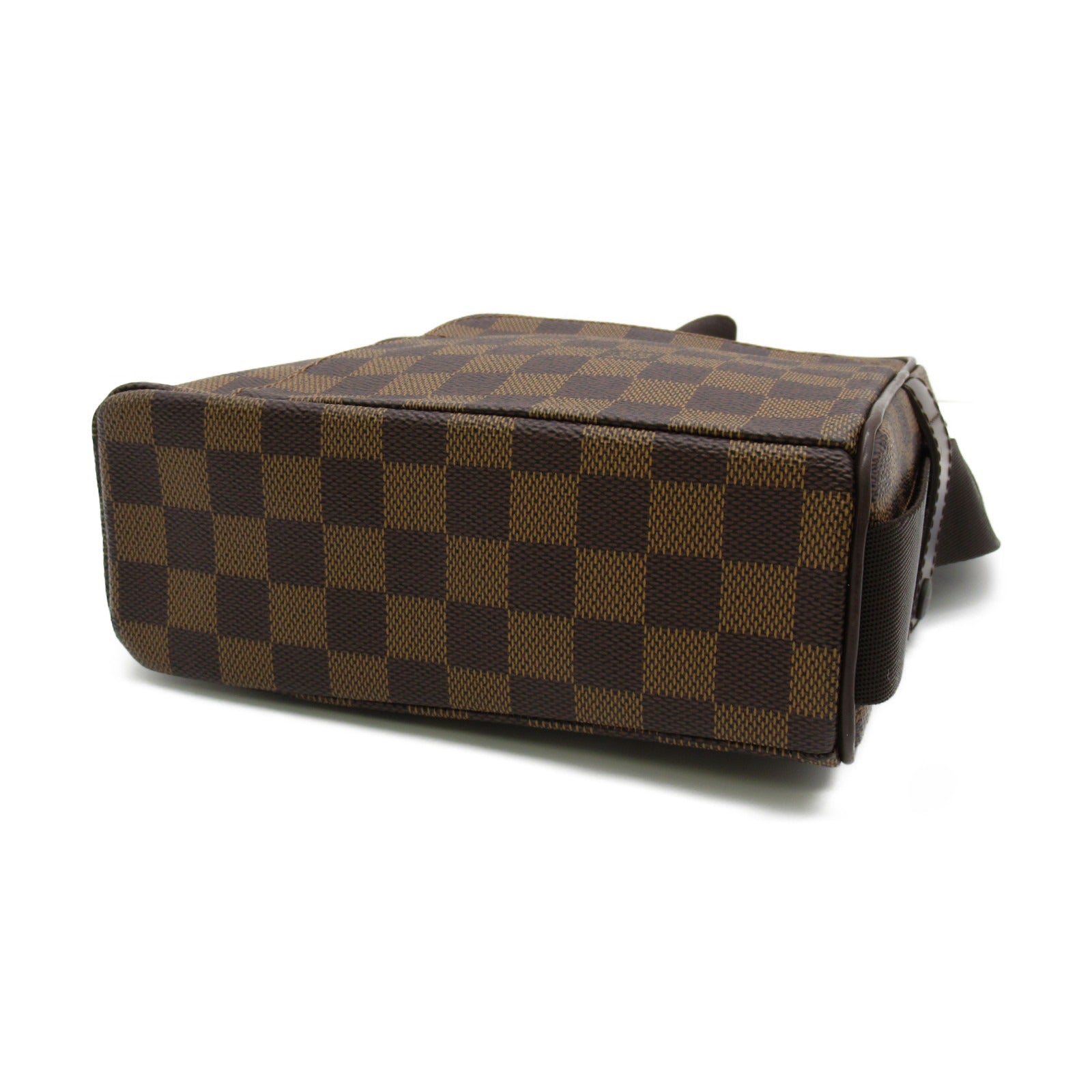 LOUIS VUITTON Damier Oraf PM金扣肩背袋啡色