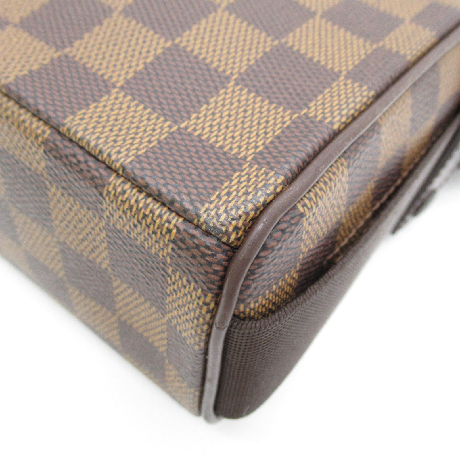 LOUIS VUITTON Damier Oraf PM金扣肩背袋啡色