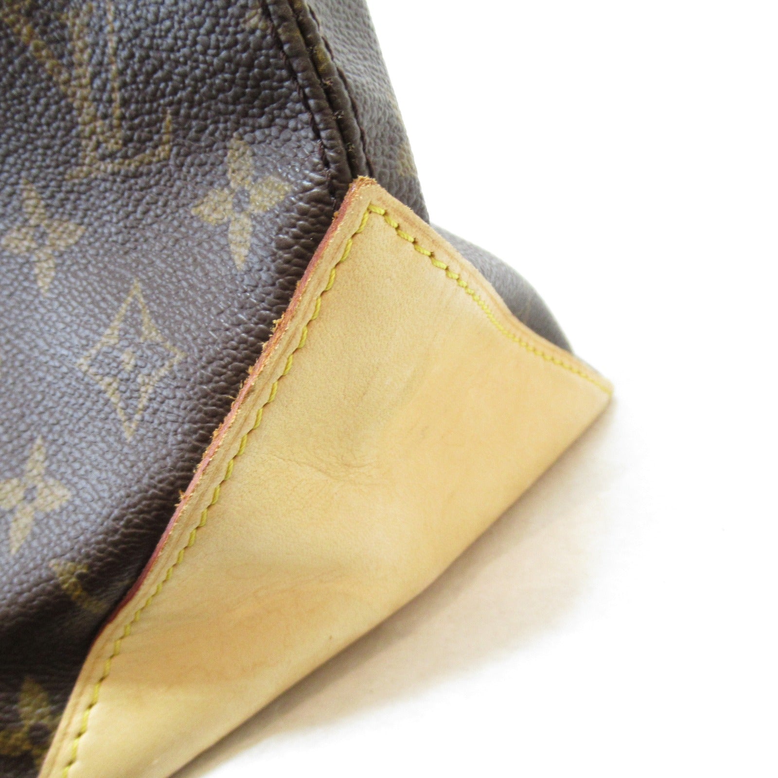 LOUIS VUITTON Monogram Cabas Mezzo手挽袋/肩背袋啡色