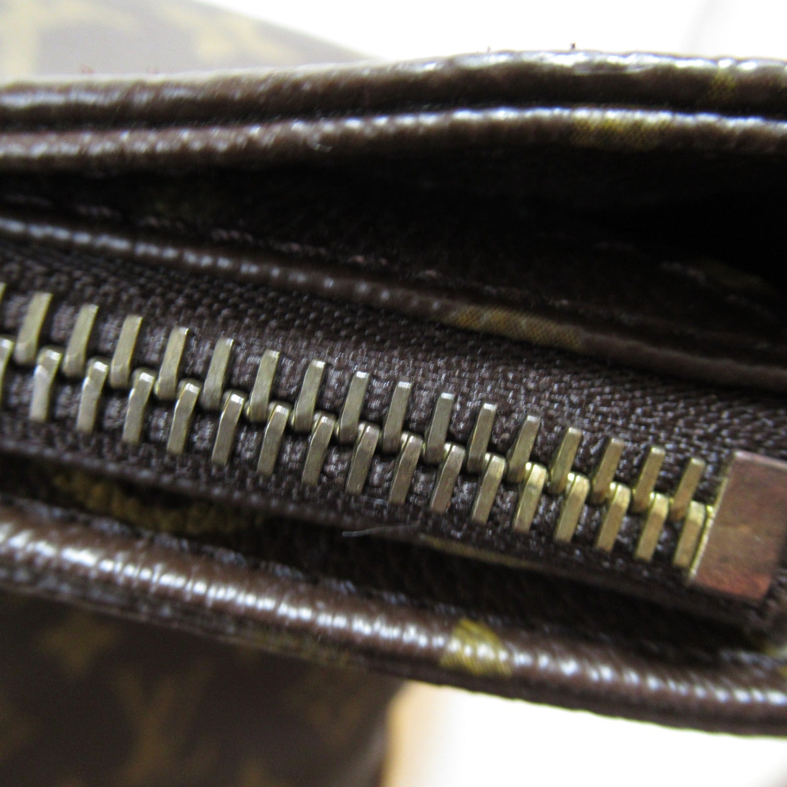 LOUIS VUITTON Monogram Cabas Mezzo手挽袋/肩背袋啡色
