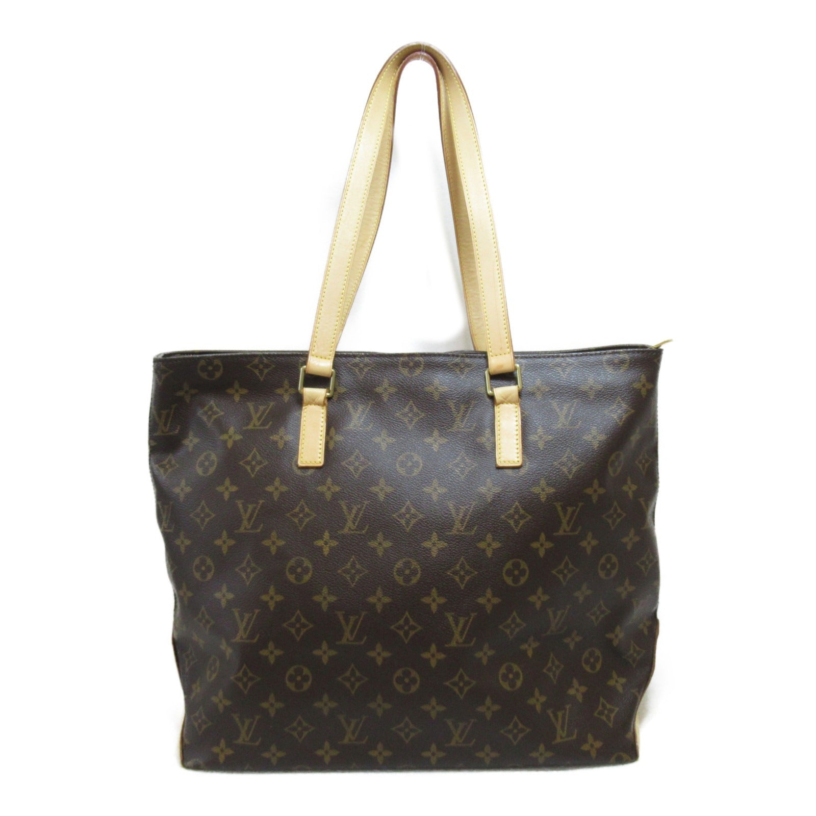 LOUIS VUITTON Monogram Cabas Mezzo手挽袋/肩背袋啡色