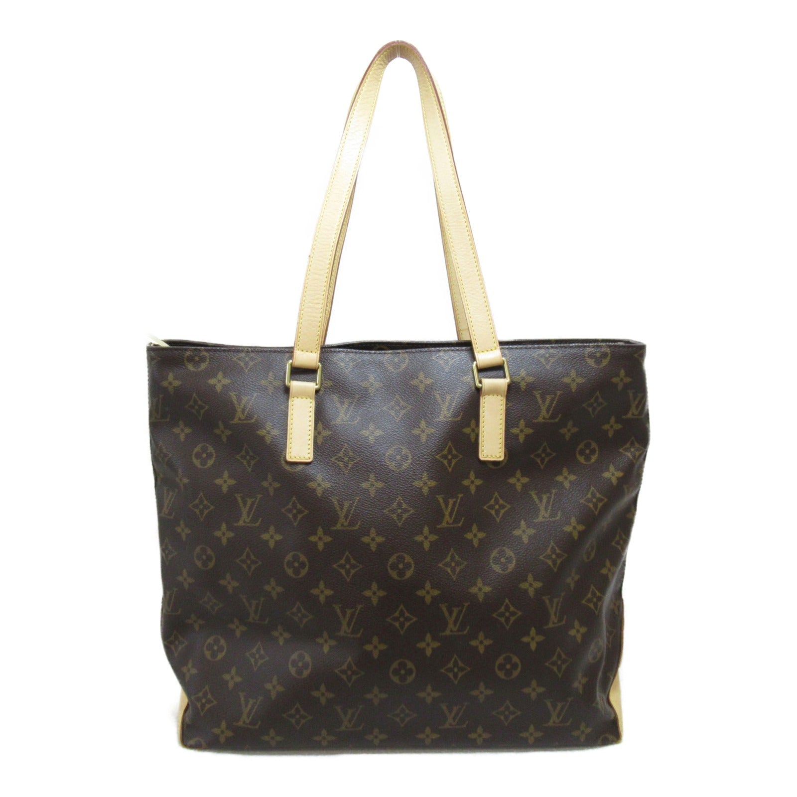 LOUIS VUITTON Monogram Cabas Mezzo手挽袋/肩背袋啡色