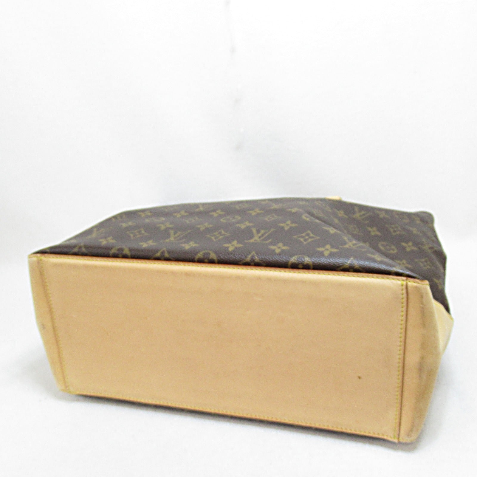 LOUIS VUITTON Monogram Cabas Mezzo手挽袋/肩背袋啡色