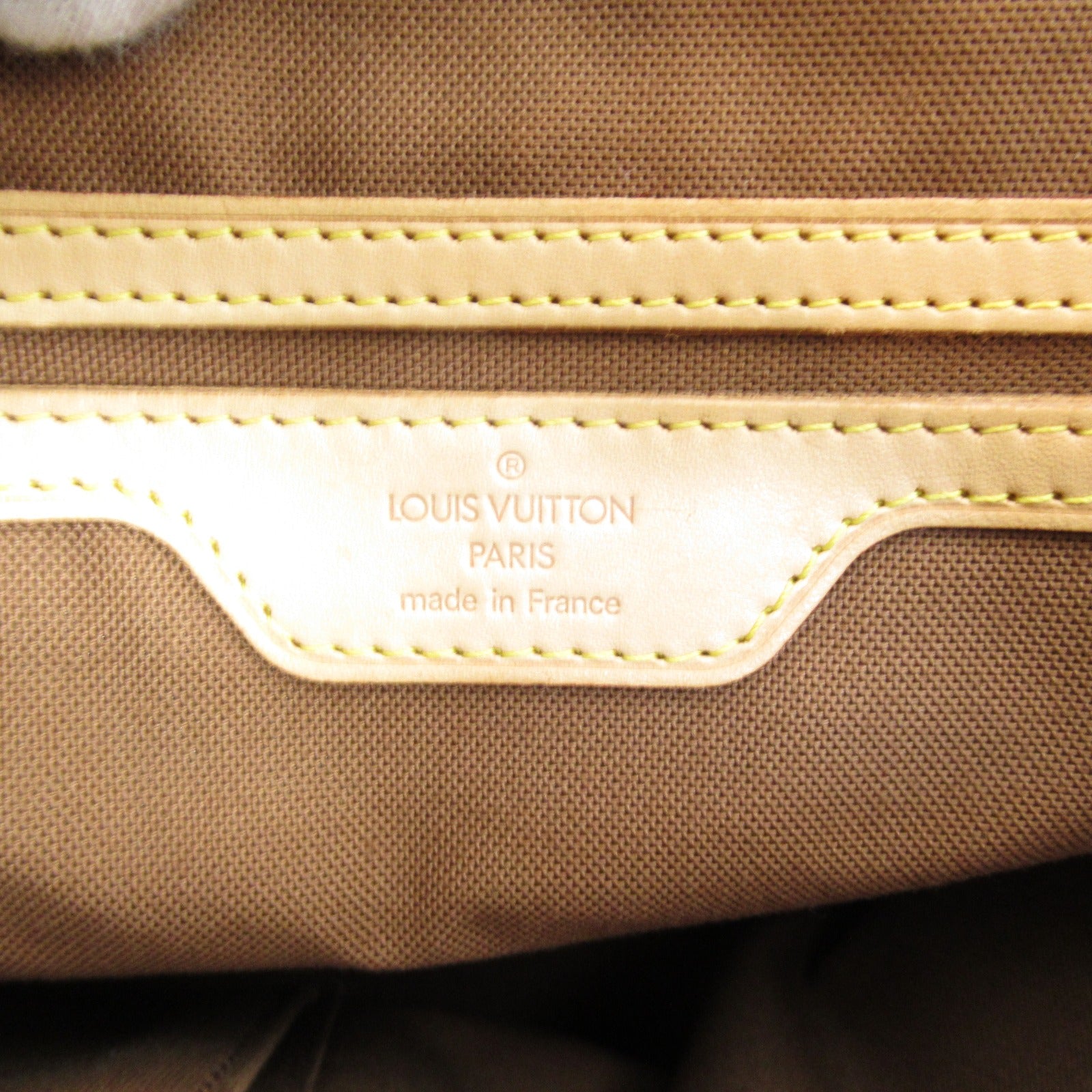 LOUIS VUITTON Monogram Cabas Mezzo手挽袋/肩背袋啡色