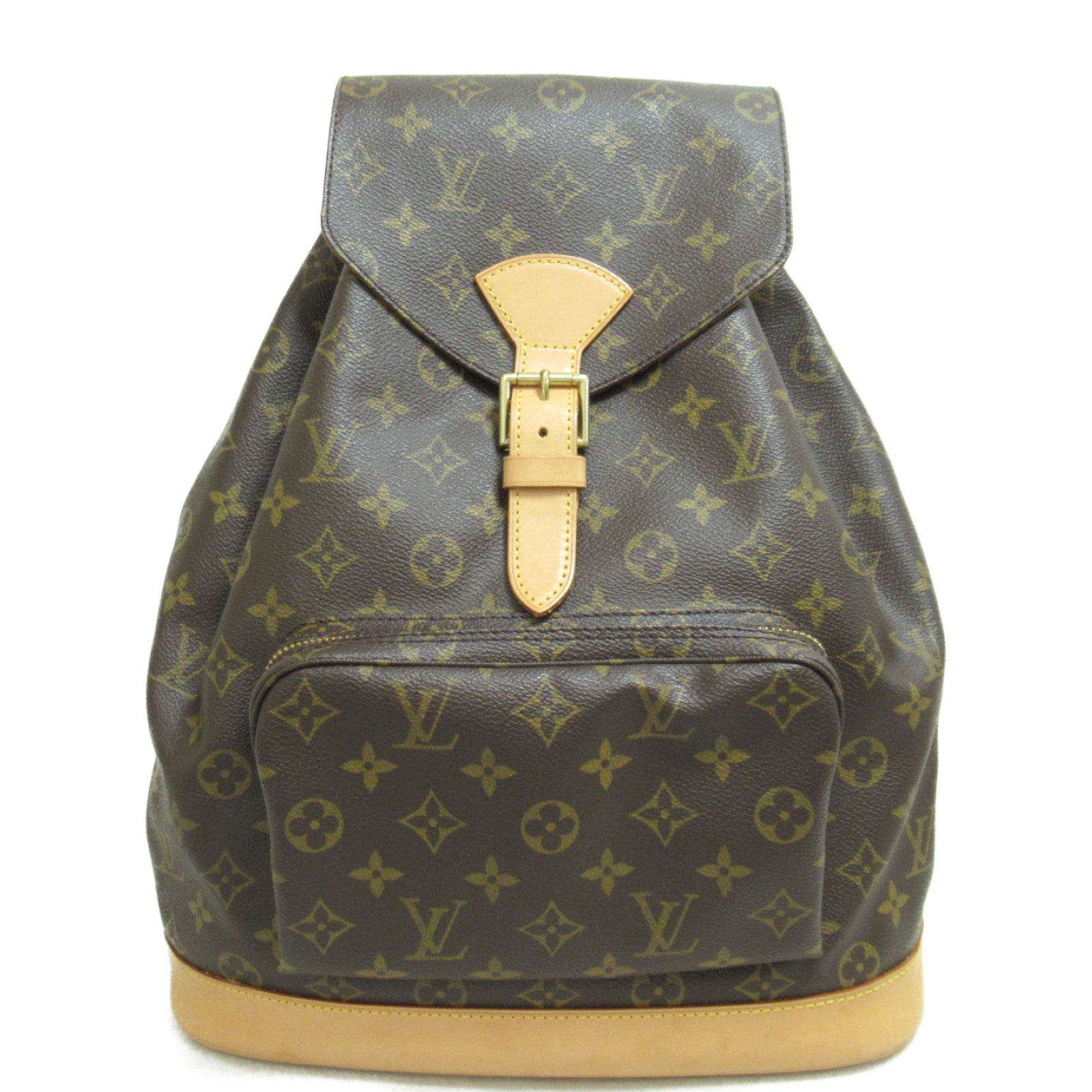 LOUIS VUITTON Monogram Montsouris GM背包啡色