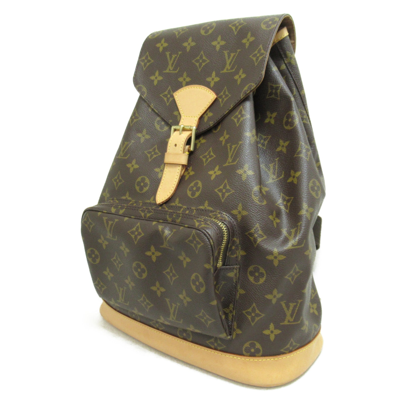 LOUIS VUITTON Monogram Montsouris GM背包啡色