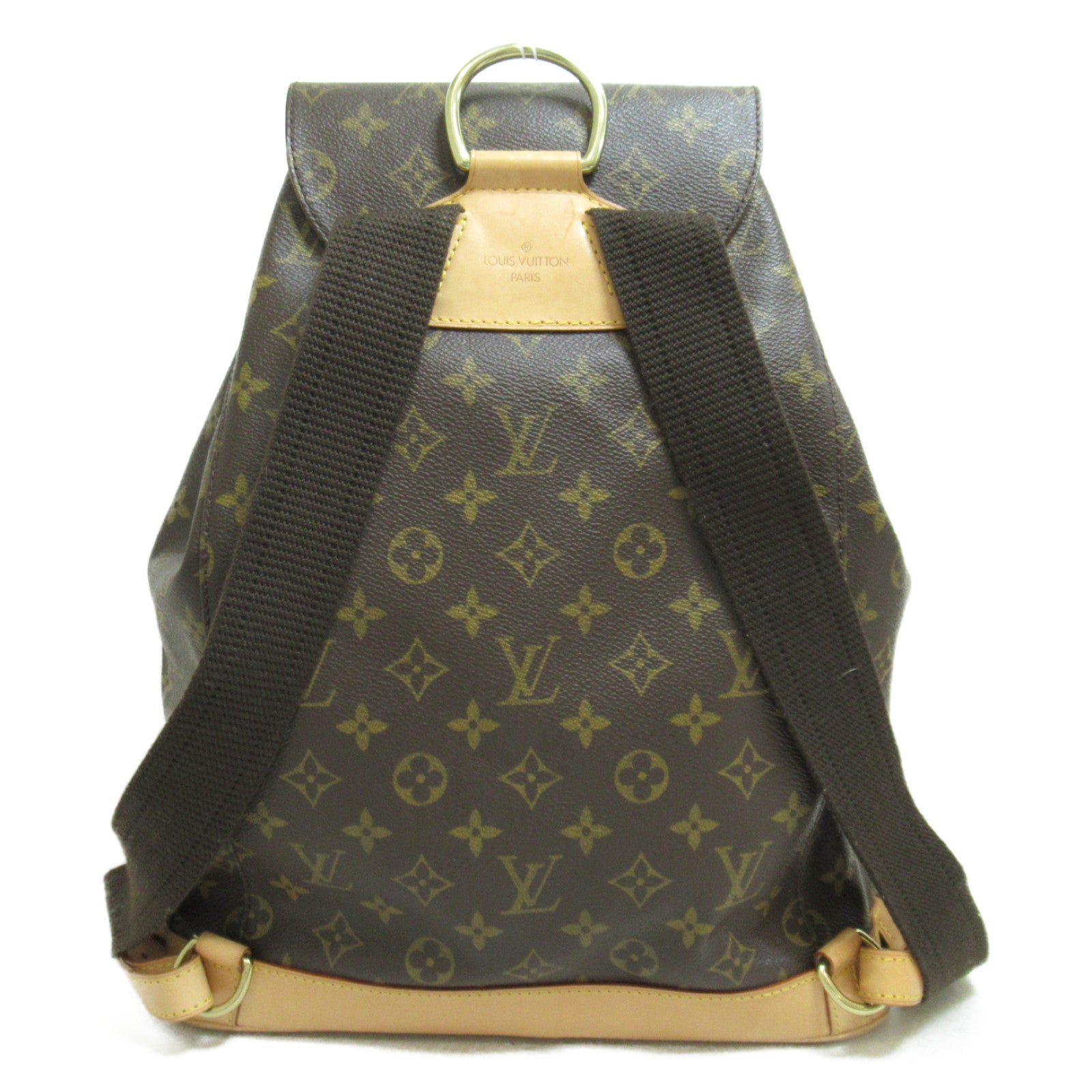 LOUIS VUITTON Monogram Montsouris GM背包啡色