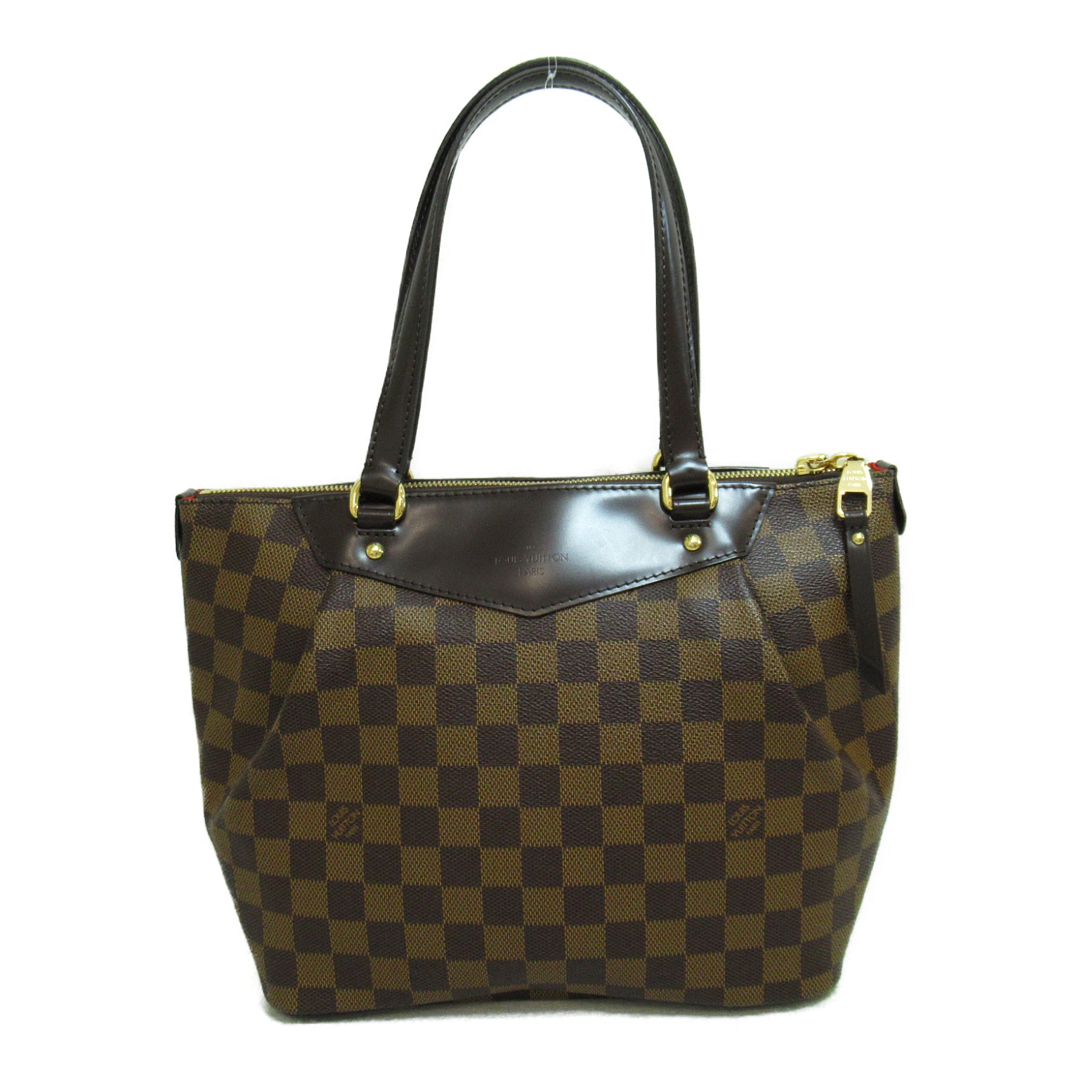 LOUIS VUITTON Damier Westminster PM金扣肩背袋啡色