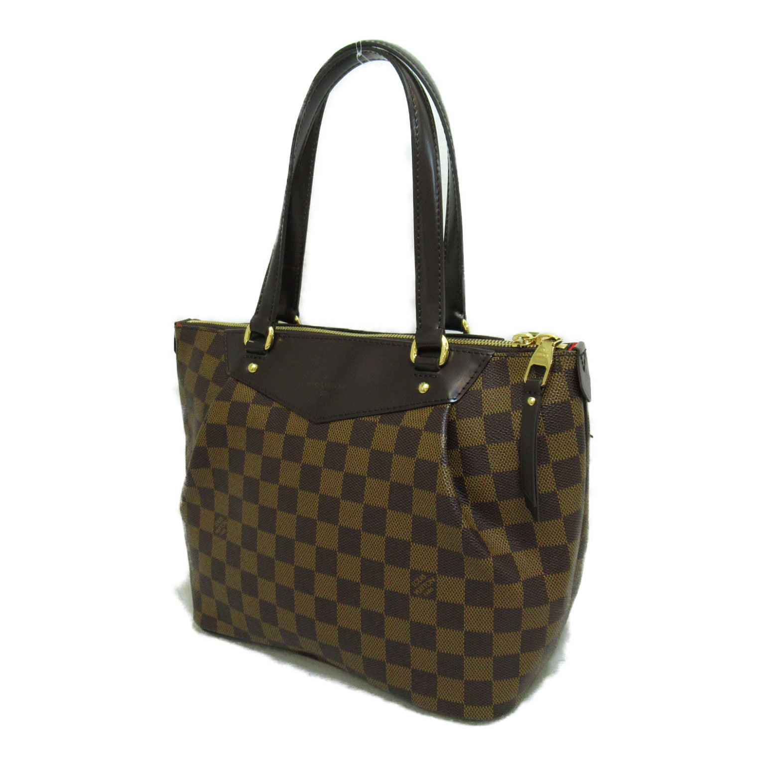 LOUIS VUITTON Damier Westminster PM金扣肩背袋啡色