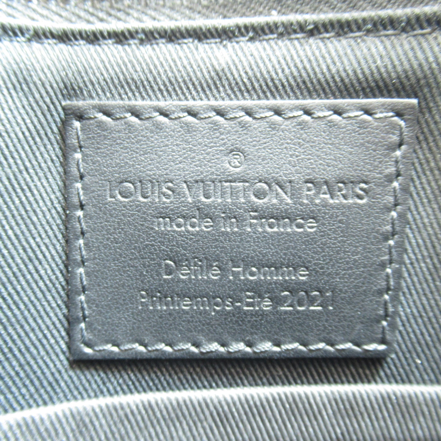 LOUIS VUITTON Damier Distorted City Keepall肩背袋黑色